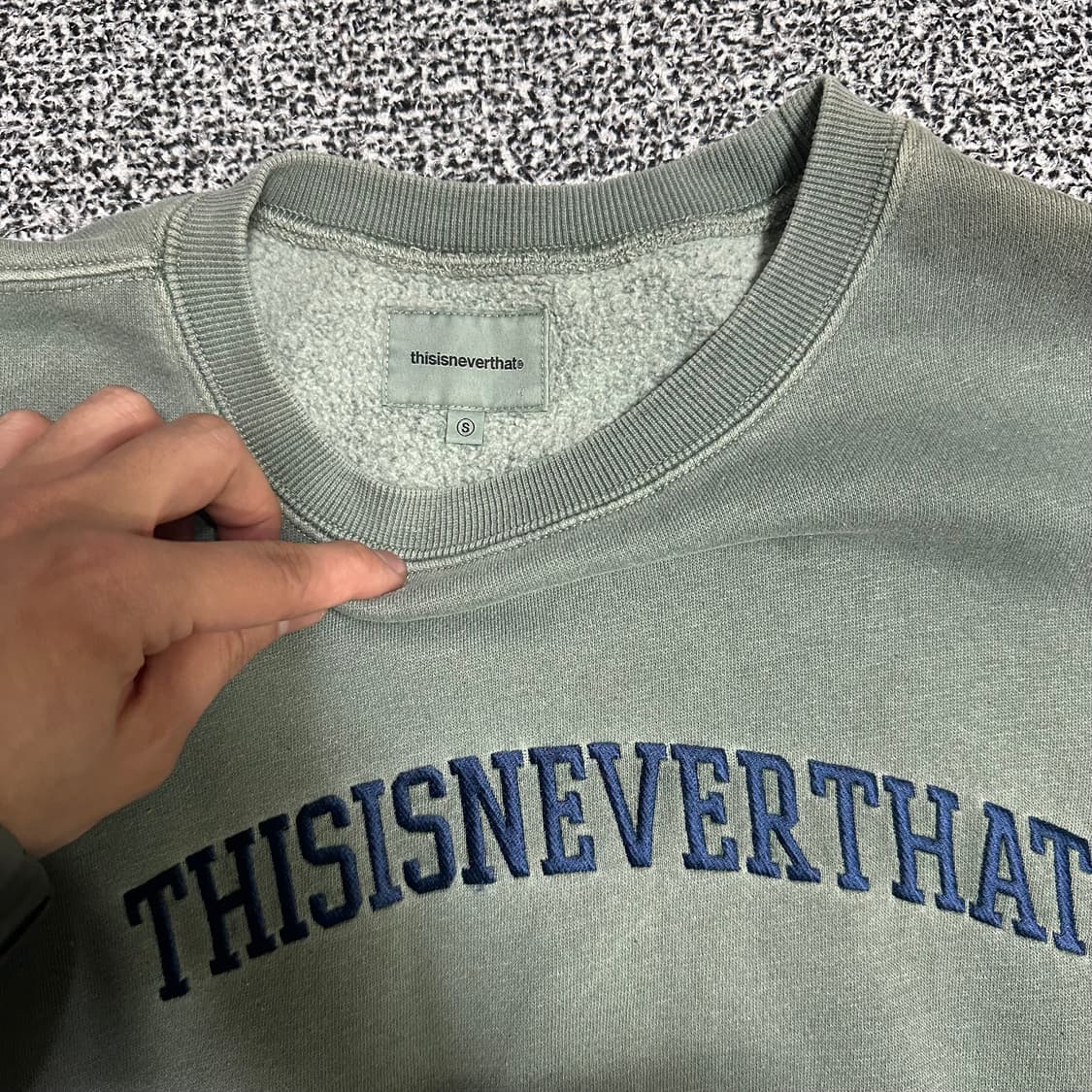 (L추천) 디스이즈네버댓 올드 로고 맨투맨 상품이미지2