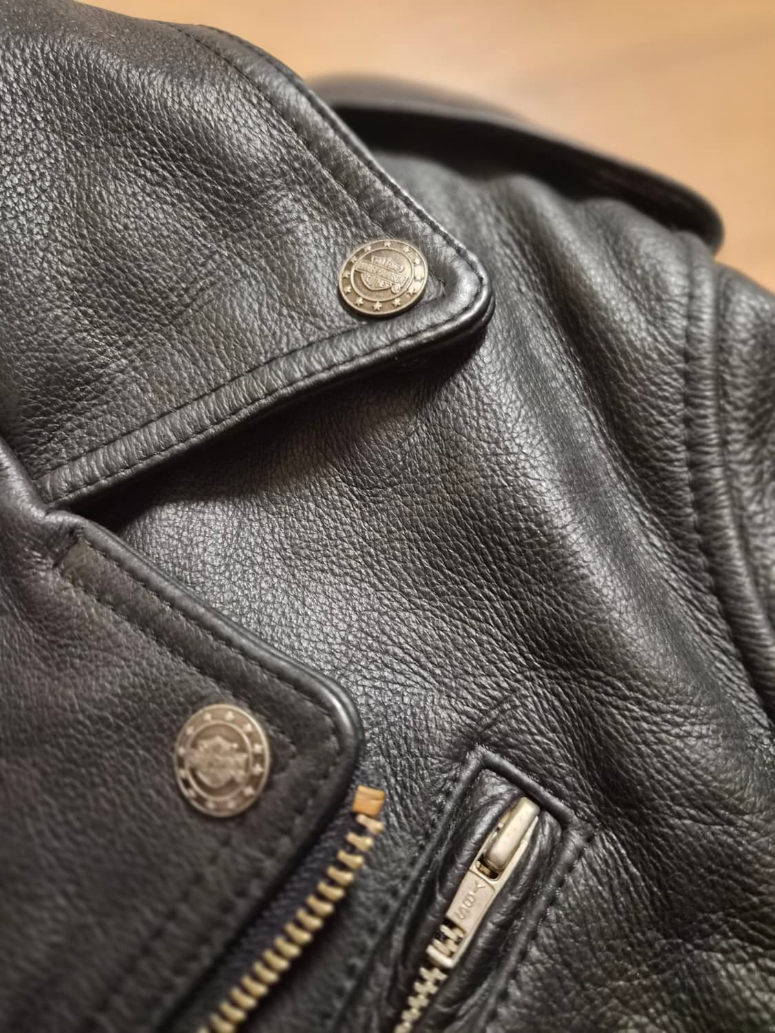 할리데이비슨(Harley-Davidson) 가죽 더블 라이더 상품이미지6