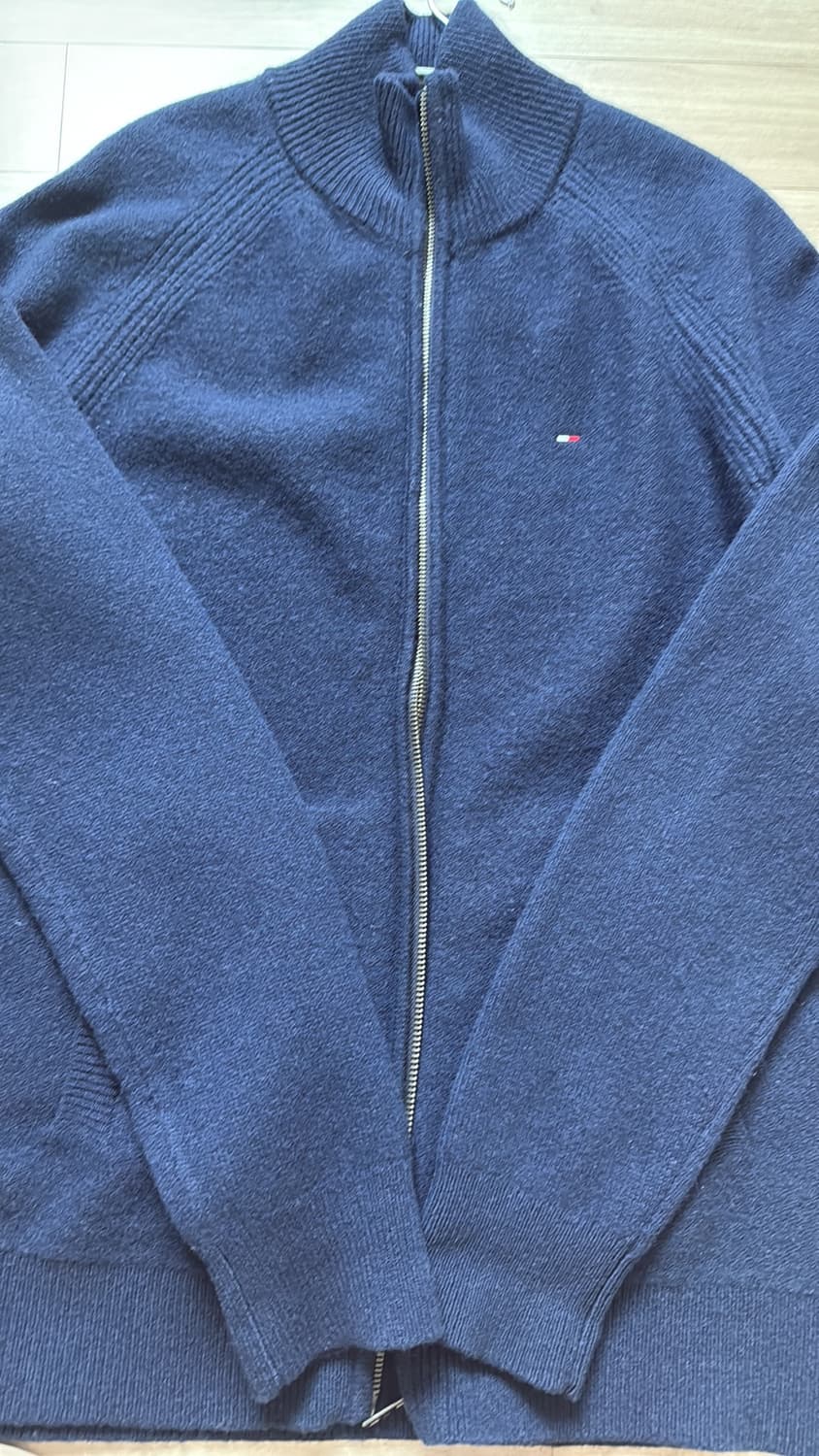 타미힐피거 집업 울니트 네이비 상품이미지3