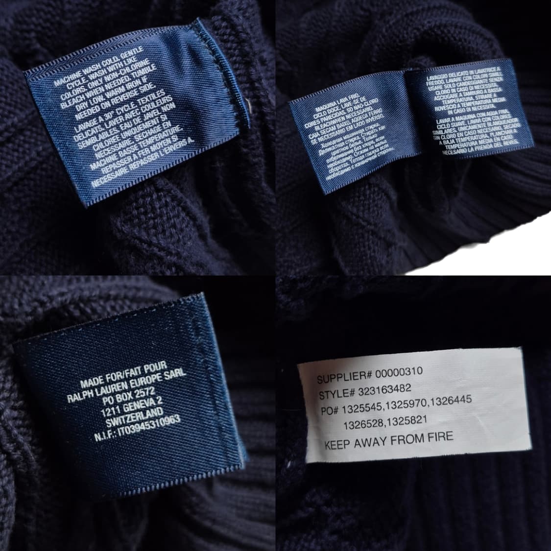 [L(14-16)] 폴로 랄프로렌 케이블 니트조끼 상품이미지9