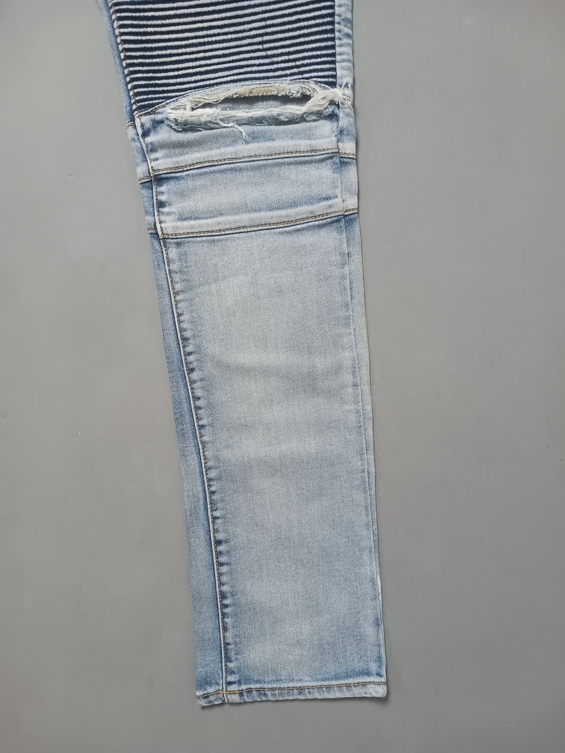 [31] 발망 워싱 무릅디스 바이커진 청바지 상품이미지5