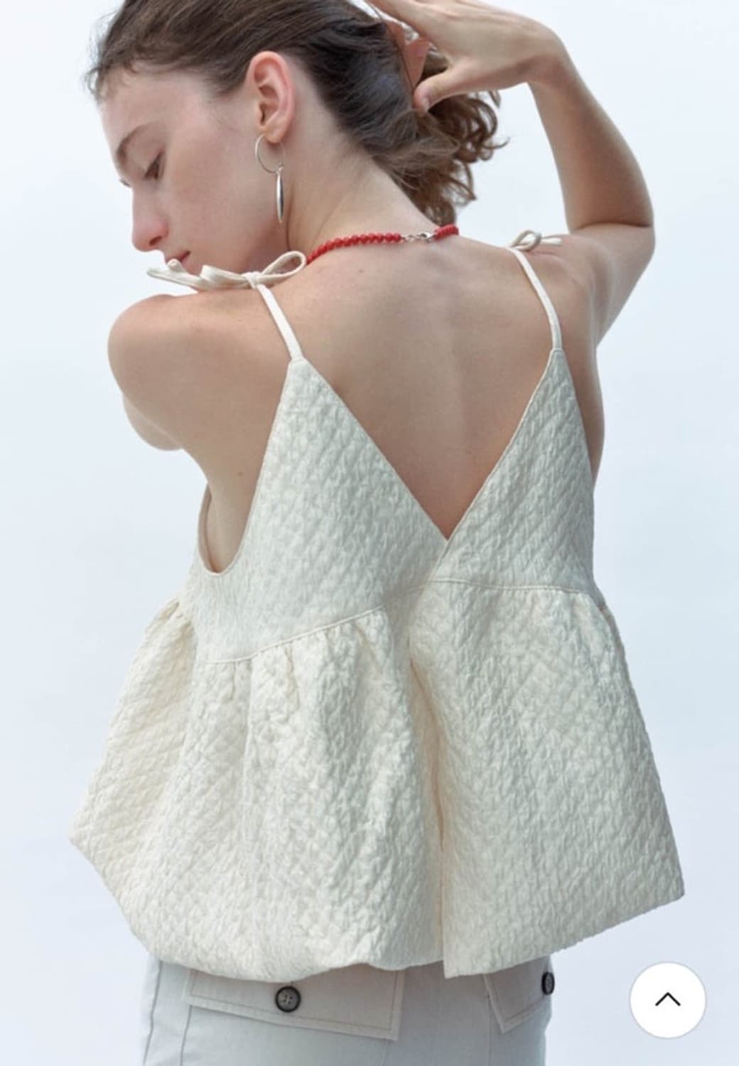 Ethos 클라우드 스트랩 탑 화이트 상품이미지1