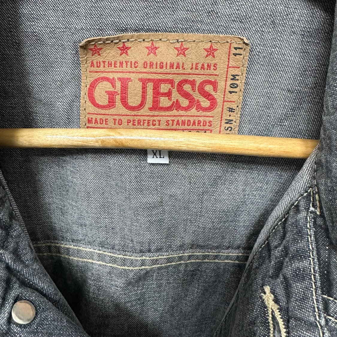 올드 게스 2세대 데님 자켓 made in usa 상품이미지3