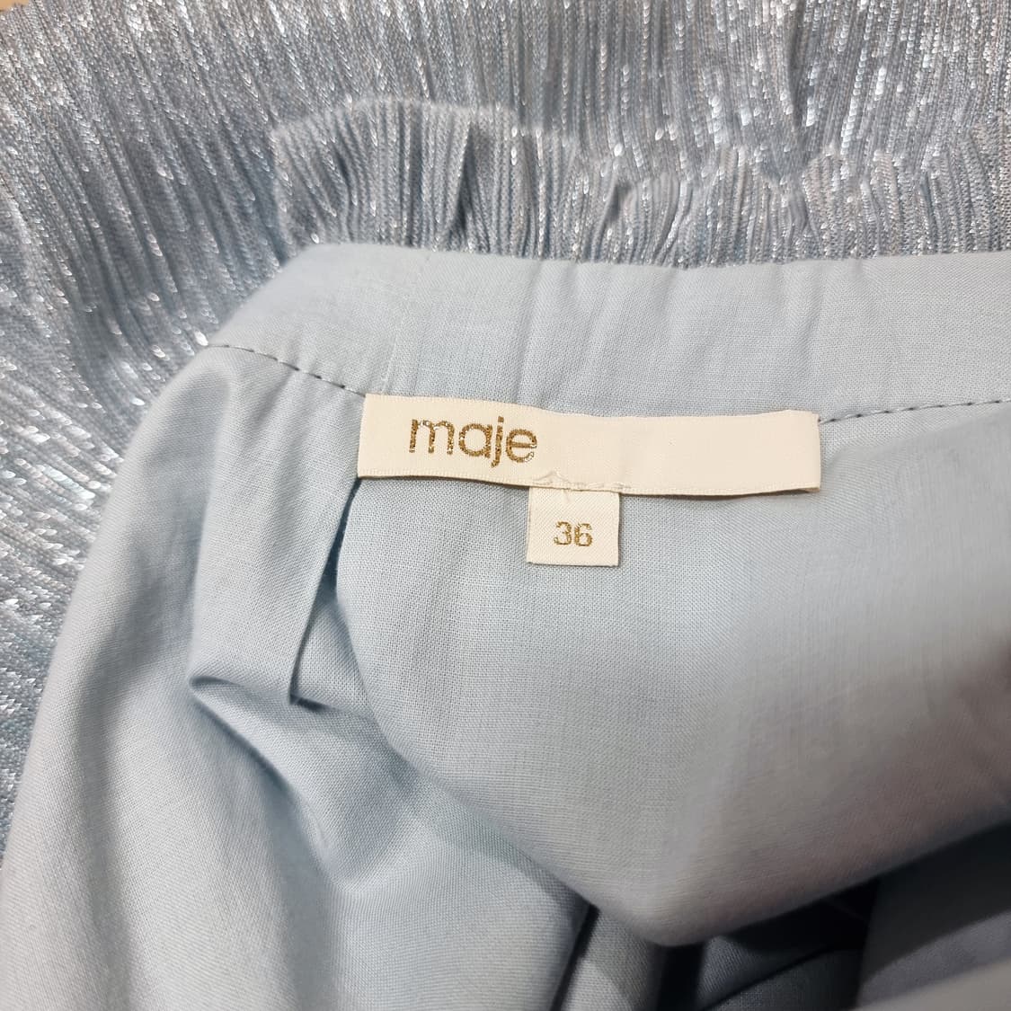 maje 마쥬 캉캉 글리터 스커트 치마 (표기36) 실착5회 미만 상품이미지9