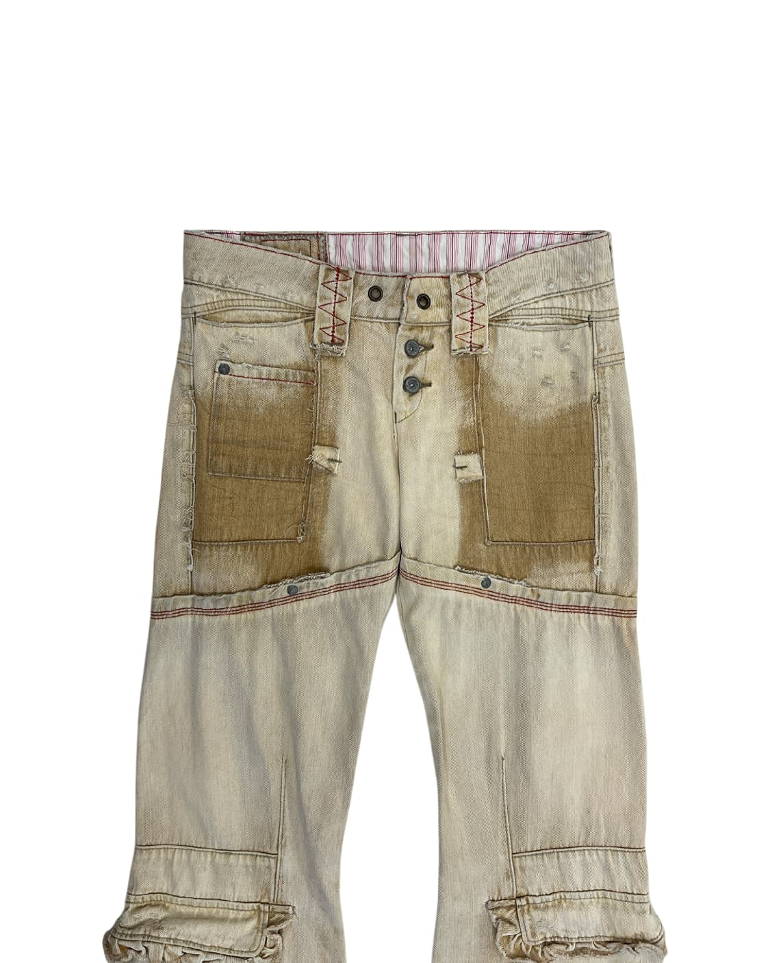 마리떼 프랑소와 저버 90s 데미지 크롭 부츠컷 팬츠 상품이미지6