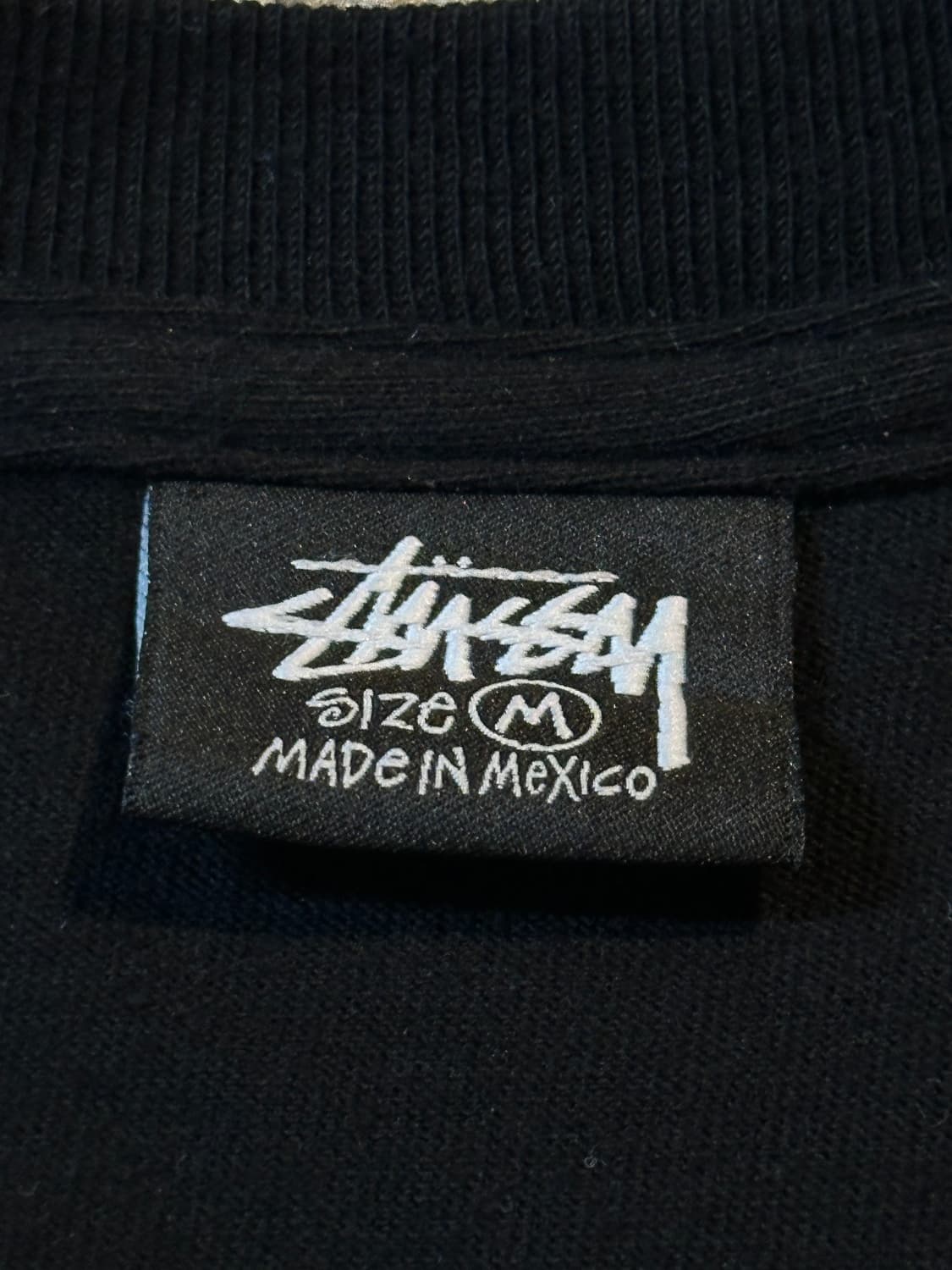 스투시 STUSSY 베이직 로고 반팔 티셔츠 블랙 상품이미지5