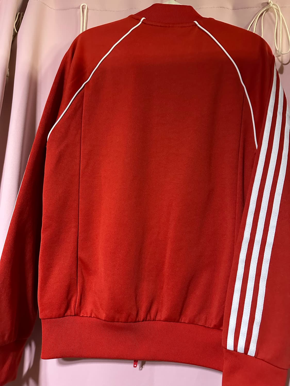 아디다스져지 아디다스 레드 슈퍼스타 져지 집업 트랙탑 불꽃져지 파이어버드 상품이미지3