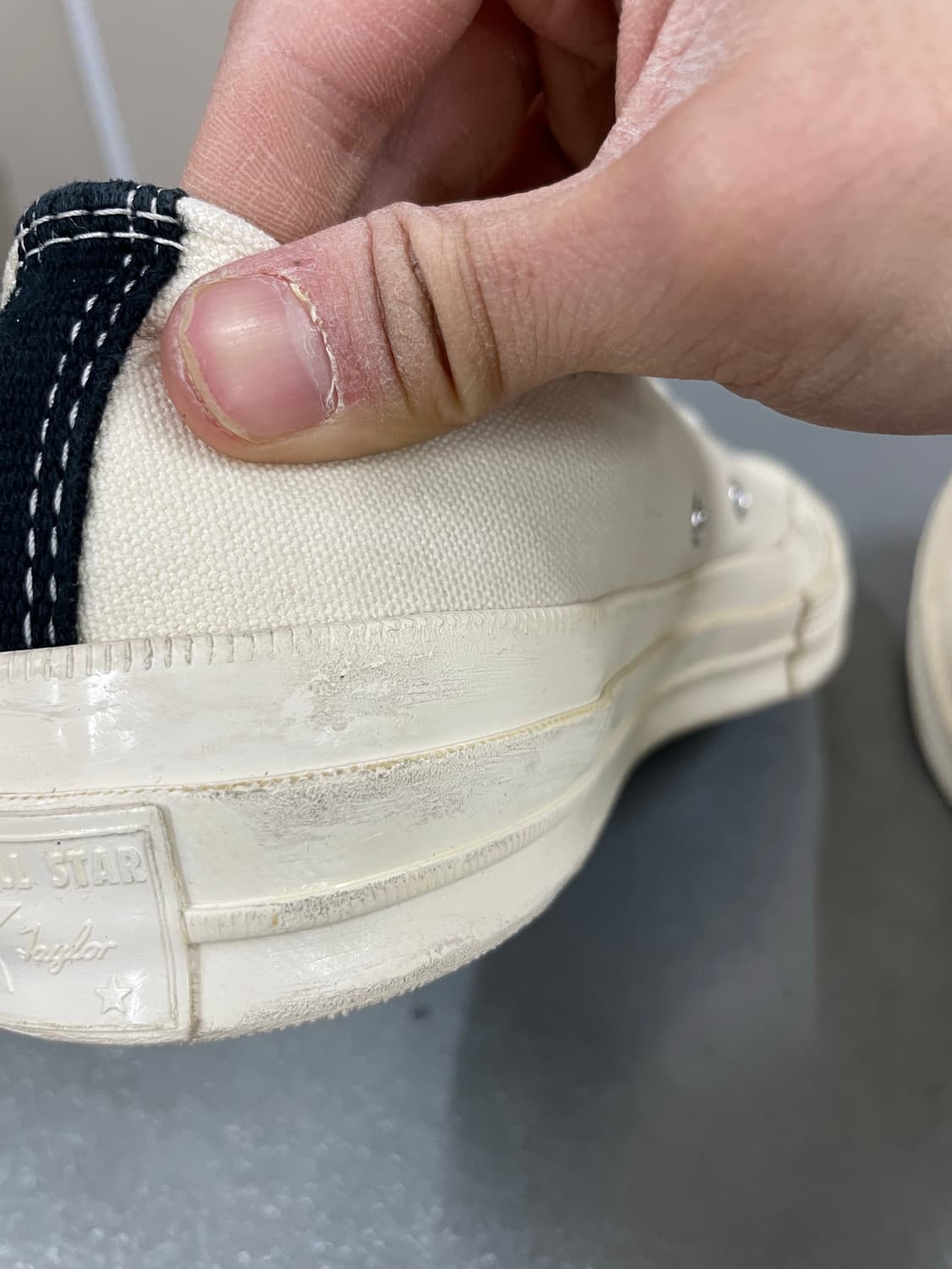 컨버스 X 꼼데가르송 척70 로우 화이트 260 상품이미지9