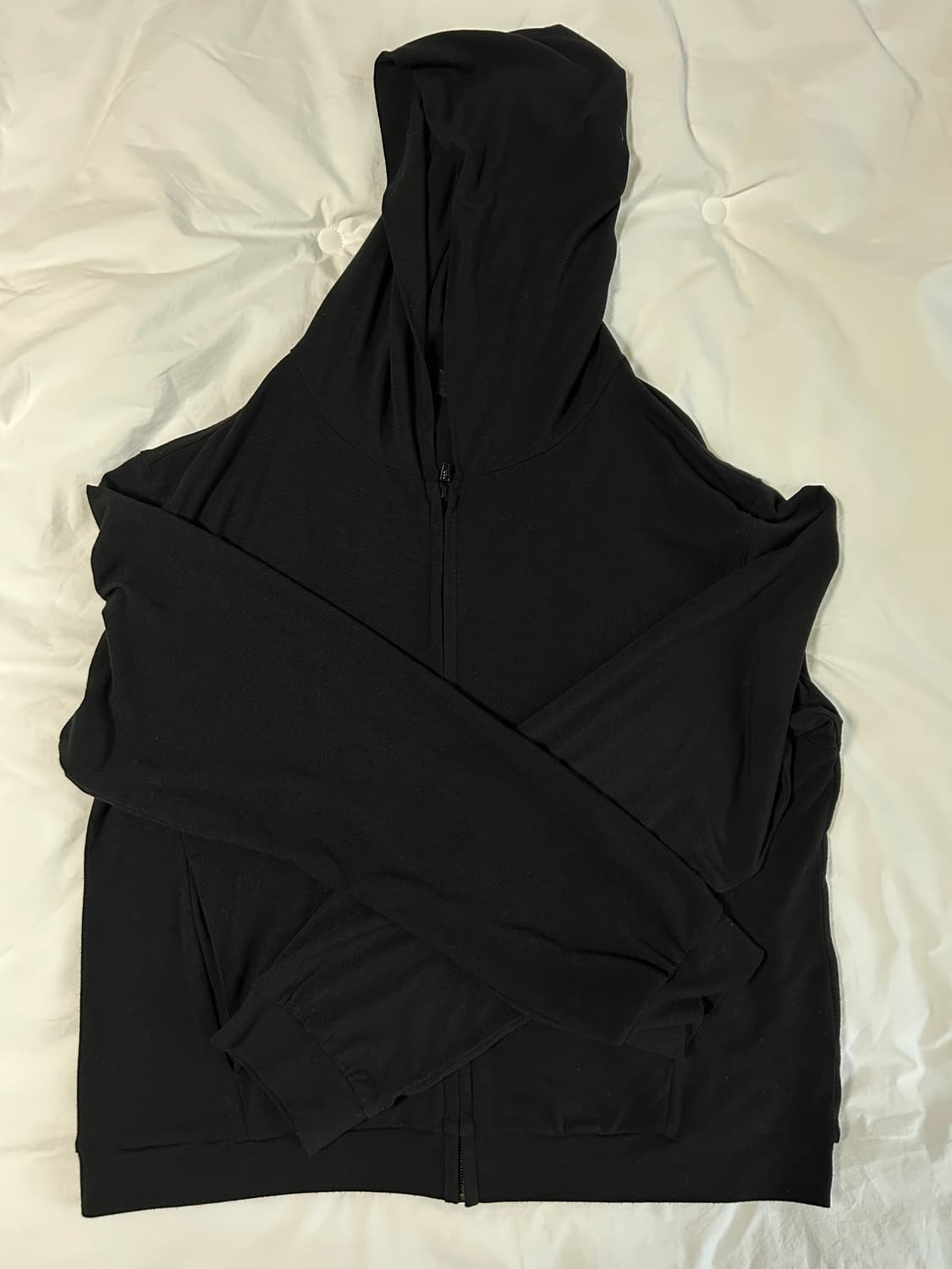 mudule lounge hoodie zipup black 상품이미지1