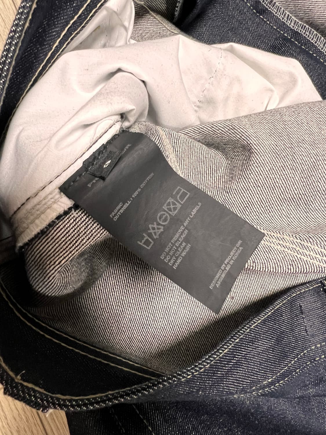 프로젝트 G/R 레트로 배기 데님 팬츠 다크 네이비 3 상품이미지4