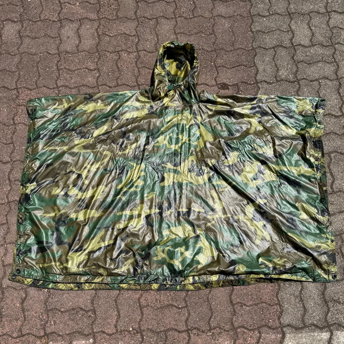 US Army 미군 우드랜드 레인기어 판초 우의 상품이미지2