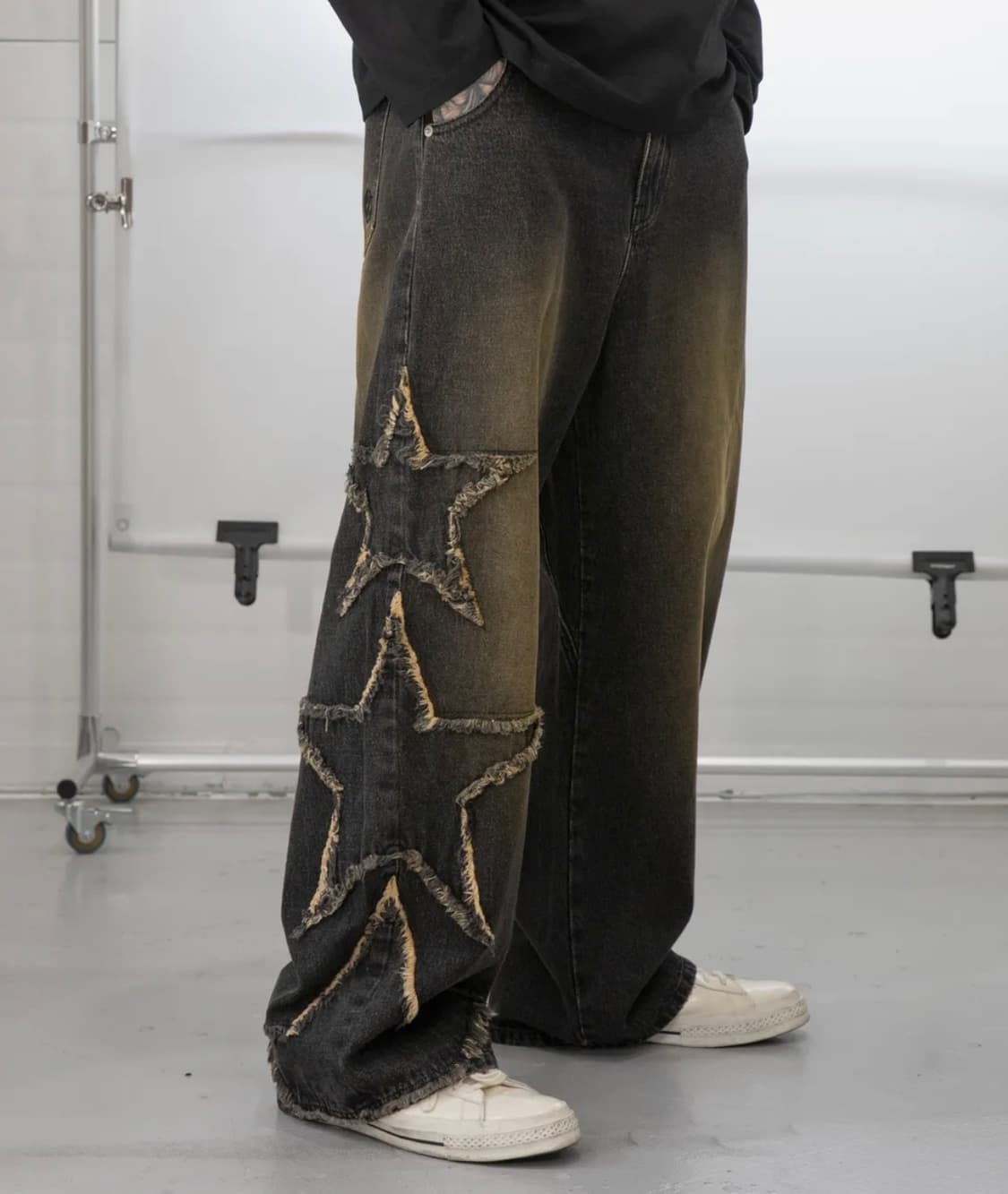 xtonz 스타데미지 워싱 흑청 상품이미지3