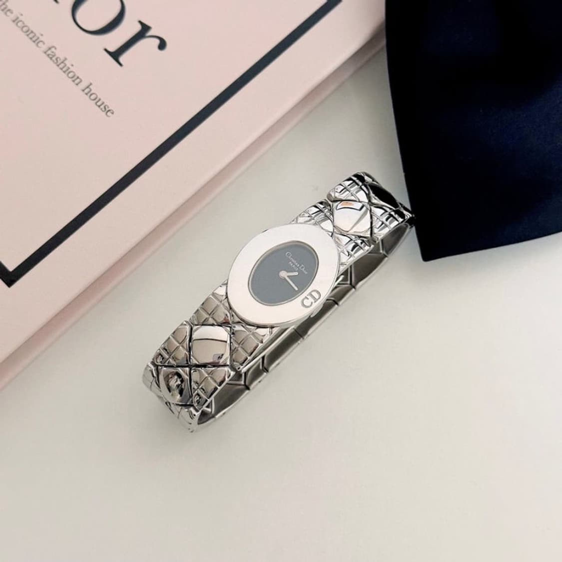 [디올 시계] 디올 레이디 까나쥬 메탈 워치 상품이미지9