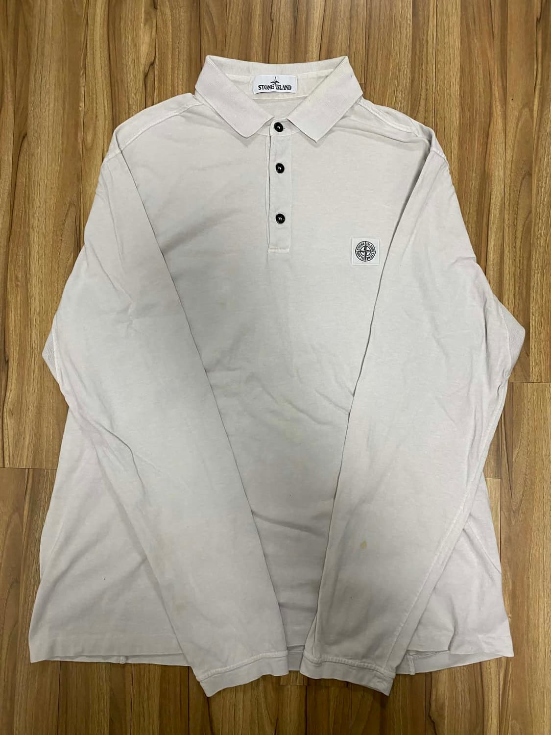 [3XL] 스톤아일랜드 카라 긴팔티셔츠 상품이미지1