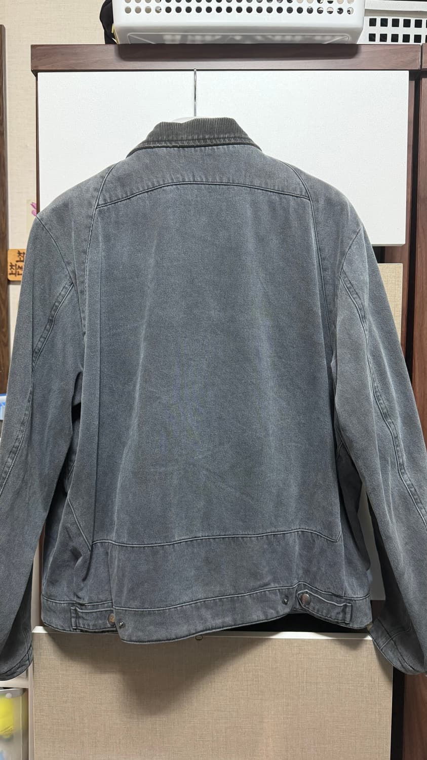 해칭룸 데님 워크 자켓 블루 그레이 (2) 상품이미지2