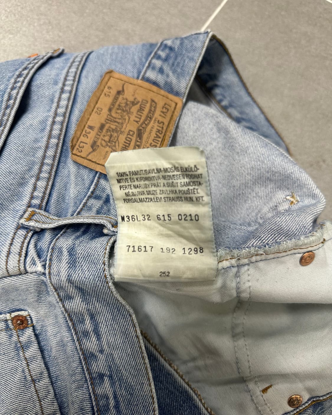 (허단45.5)90'S 리바이스 615 오렌지탭-M2112 상품이미지5