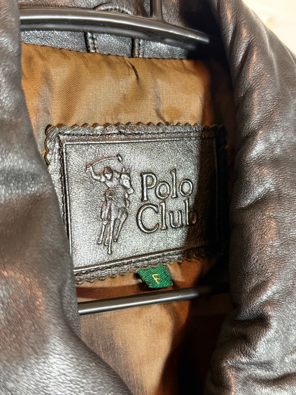 일본 폴로클럽 레더 자켓 상품이미지3