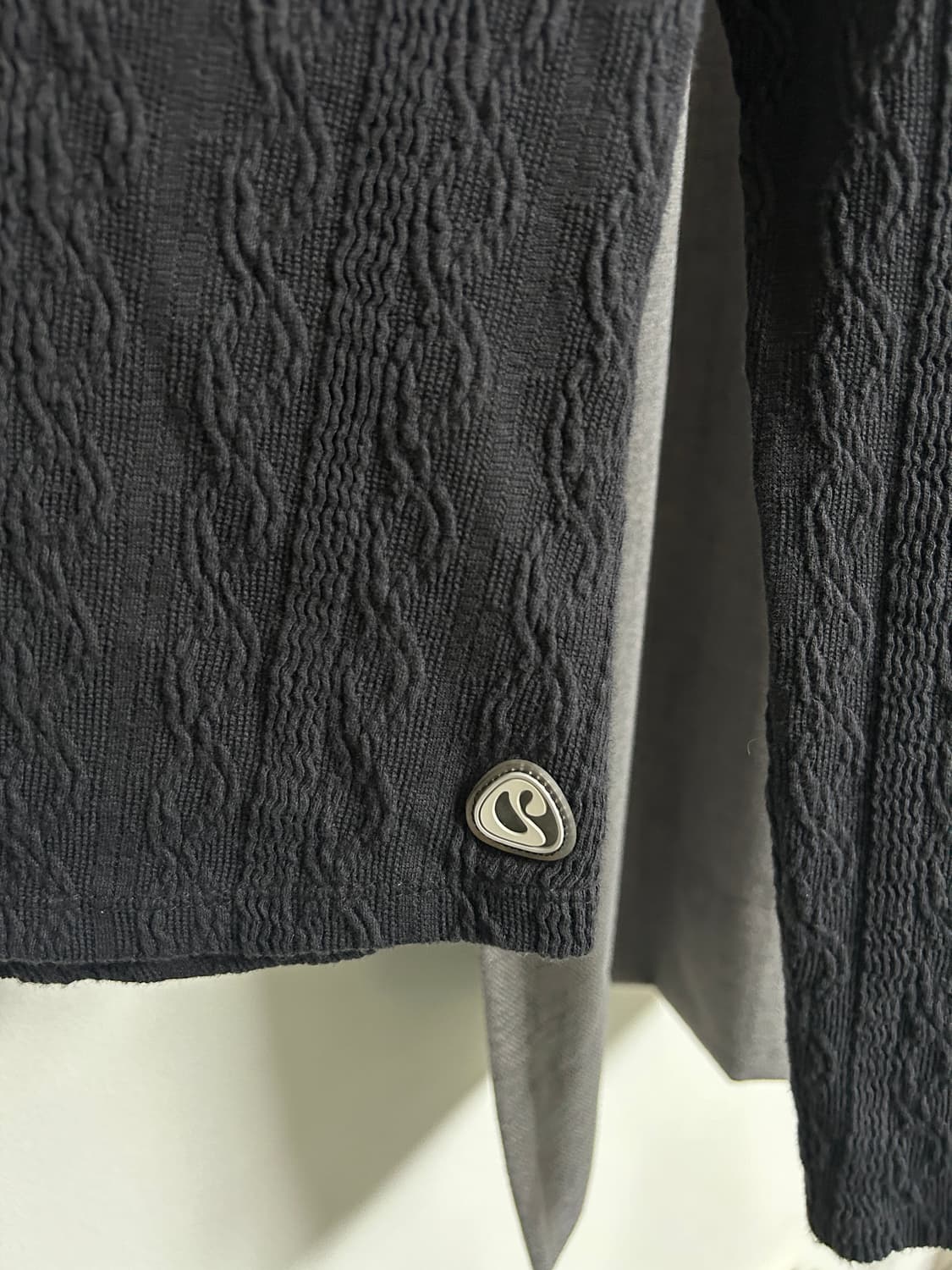 코이세이오 투웨이 롱슬리브 티셔츠 차콜 상품이미지7