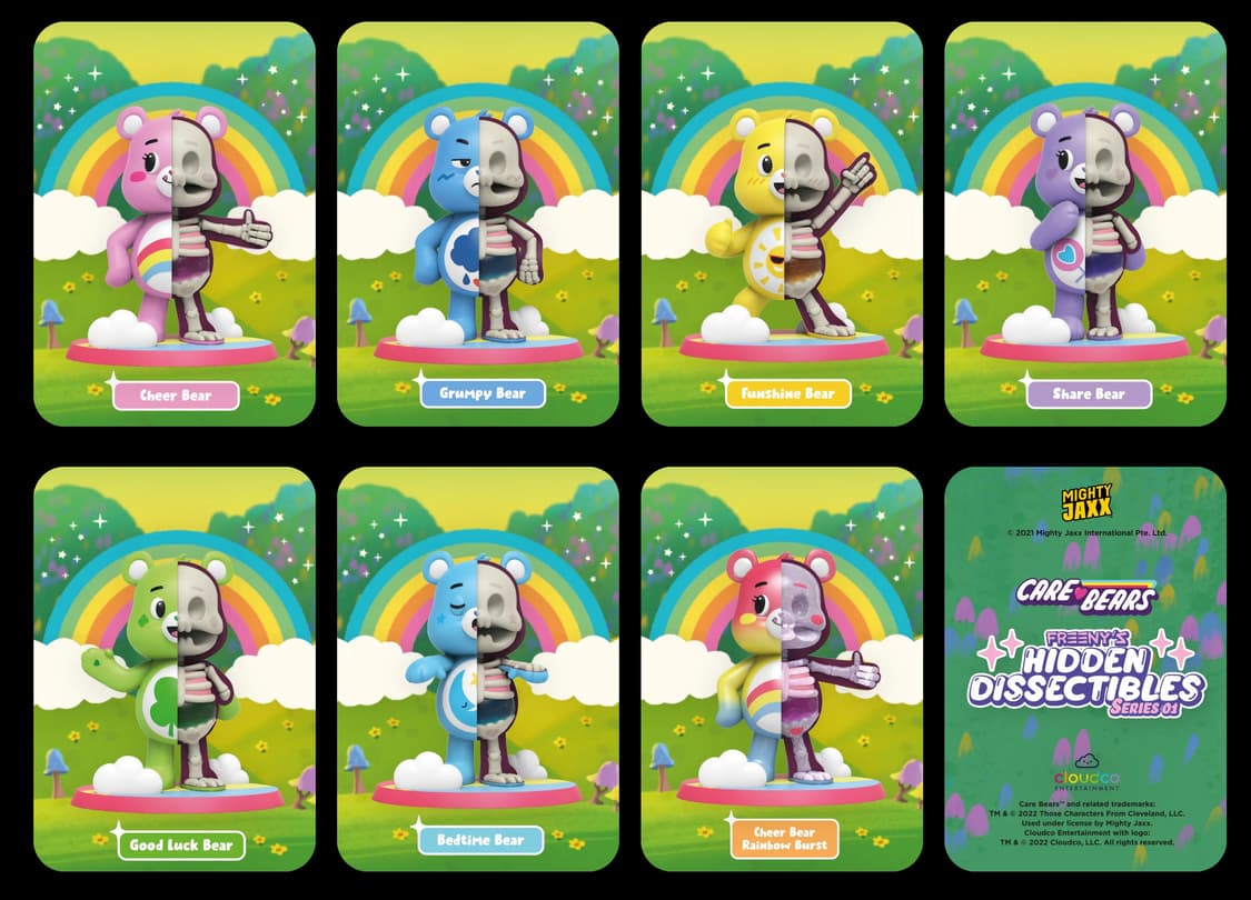 제이슨프리니 hidden dissectible 시리즈 케어베어 6종 세트 상품이미지2