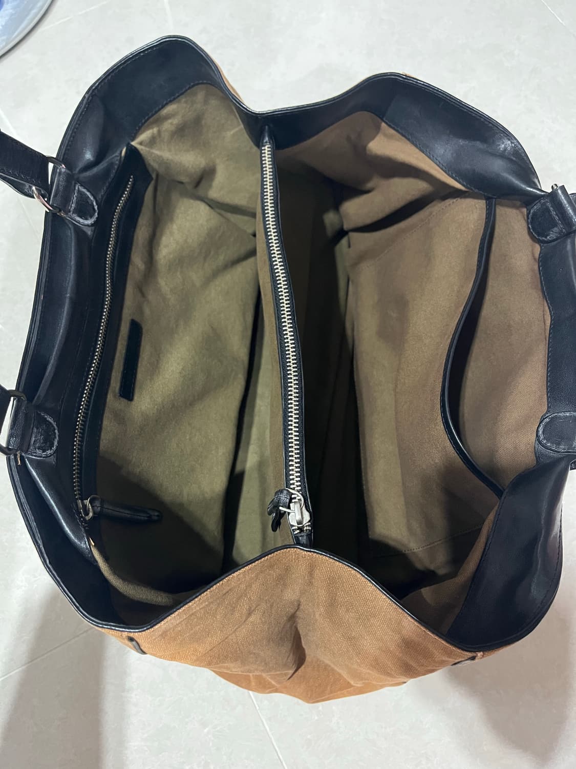 드리스반노튼 빈티지 캔버스 백 상품이미지4