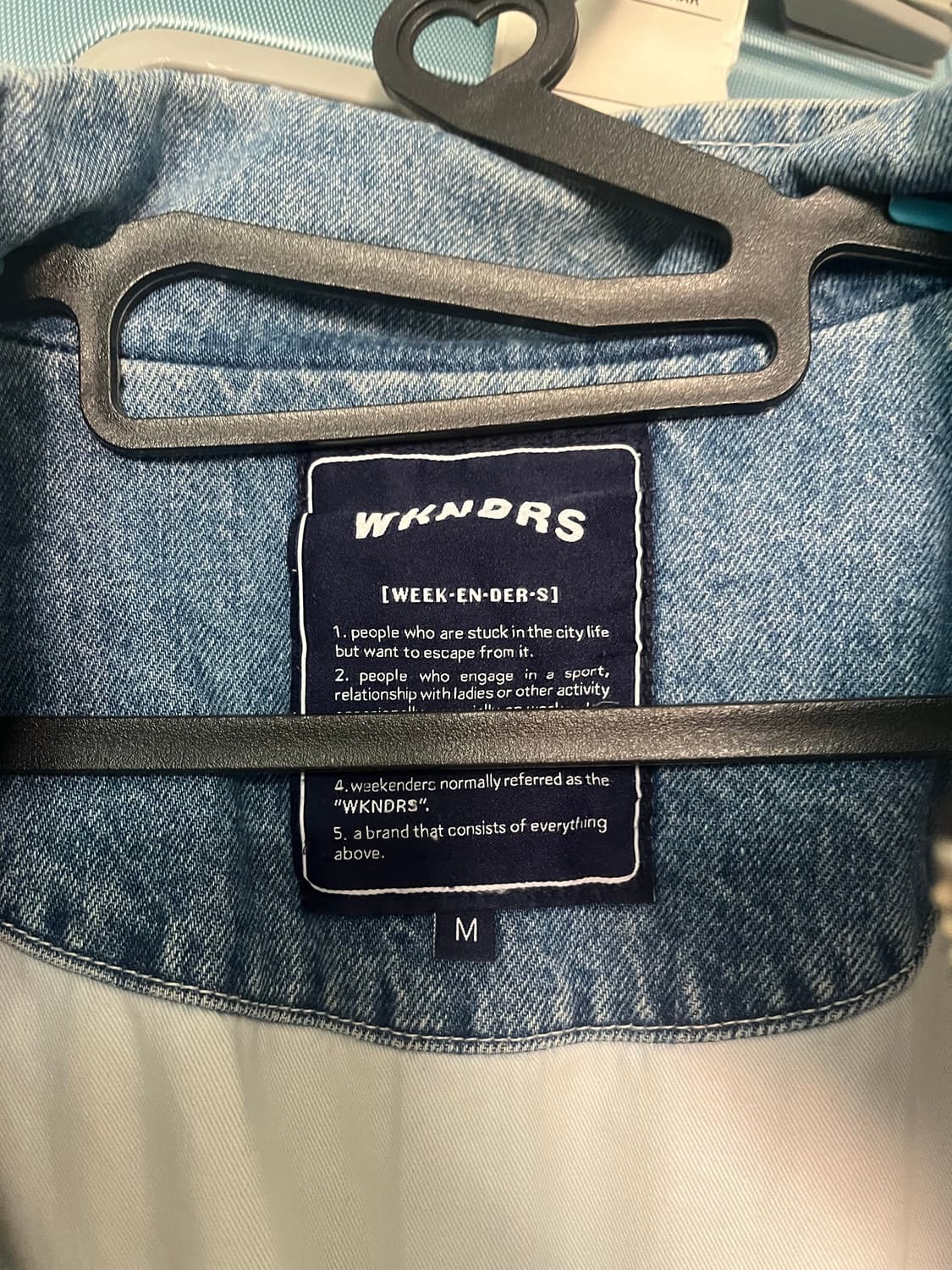 위캔더스 IPFU데님자켓 DP 구교환 상품이미지4