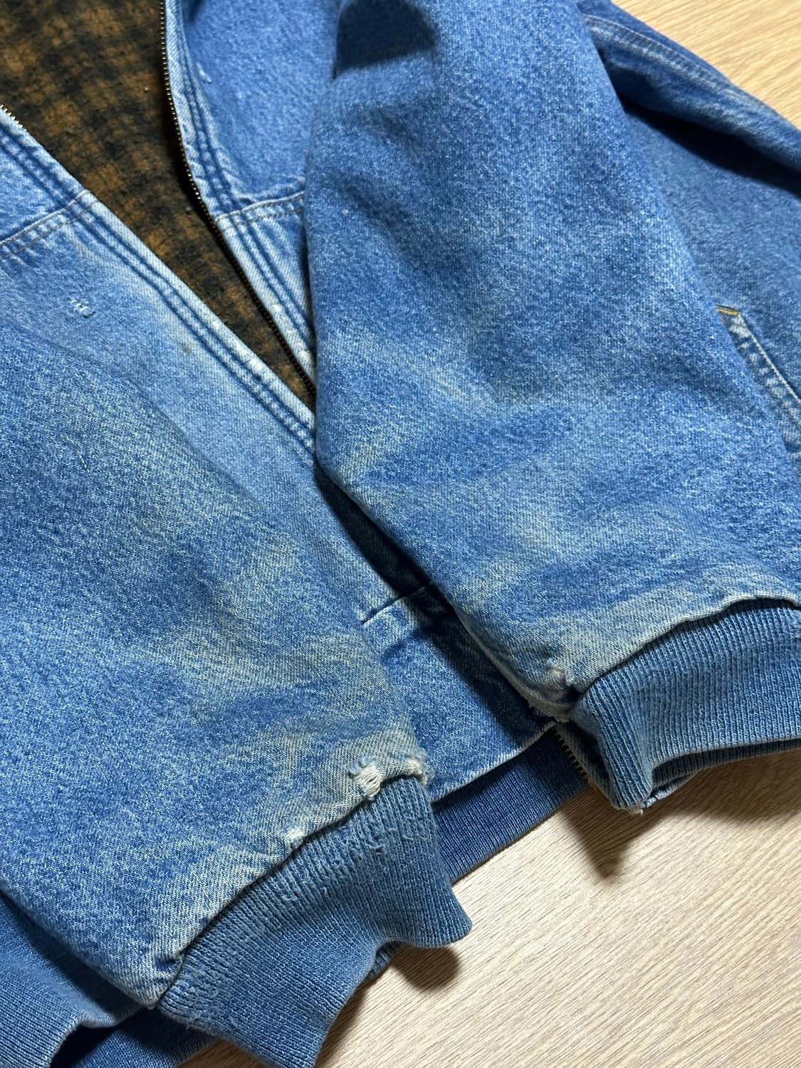 칼하트 J08 DST L/R 데님 액티브 자켓 J130 상품이미지3