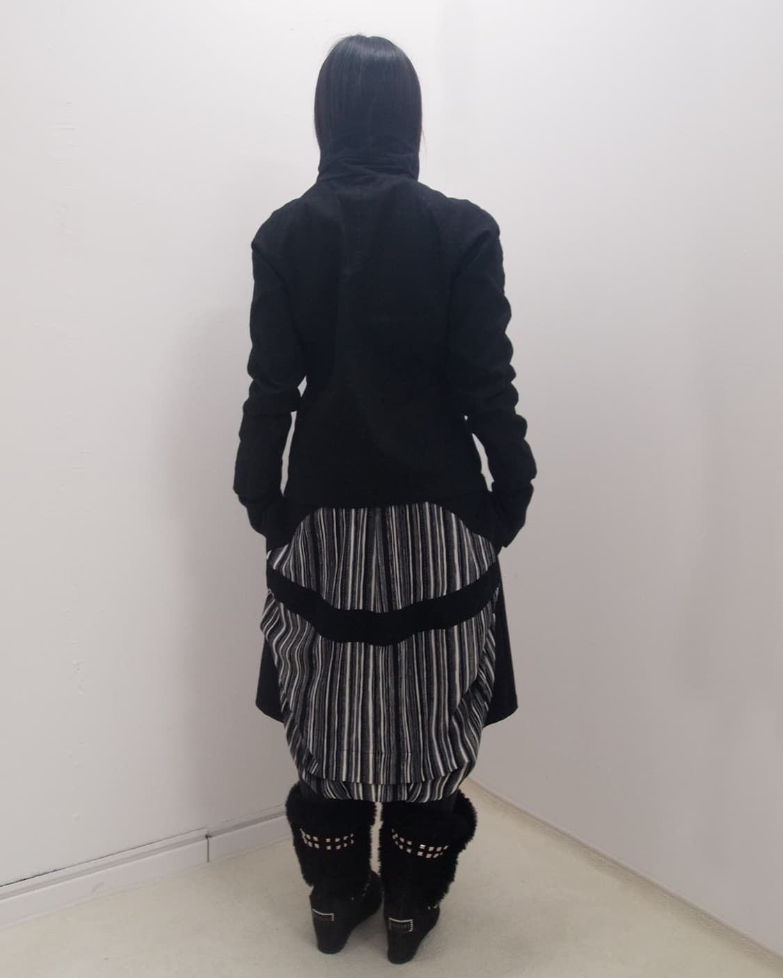 Handwarmer high neck 2way zipper jacket 상품이미지4