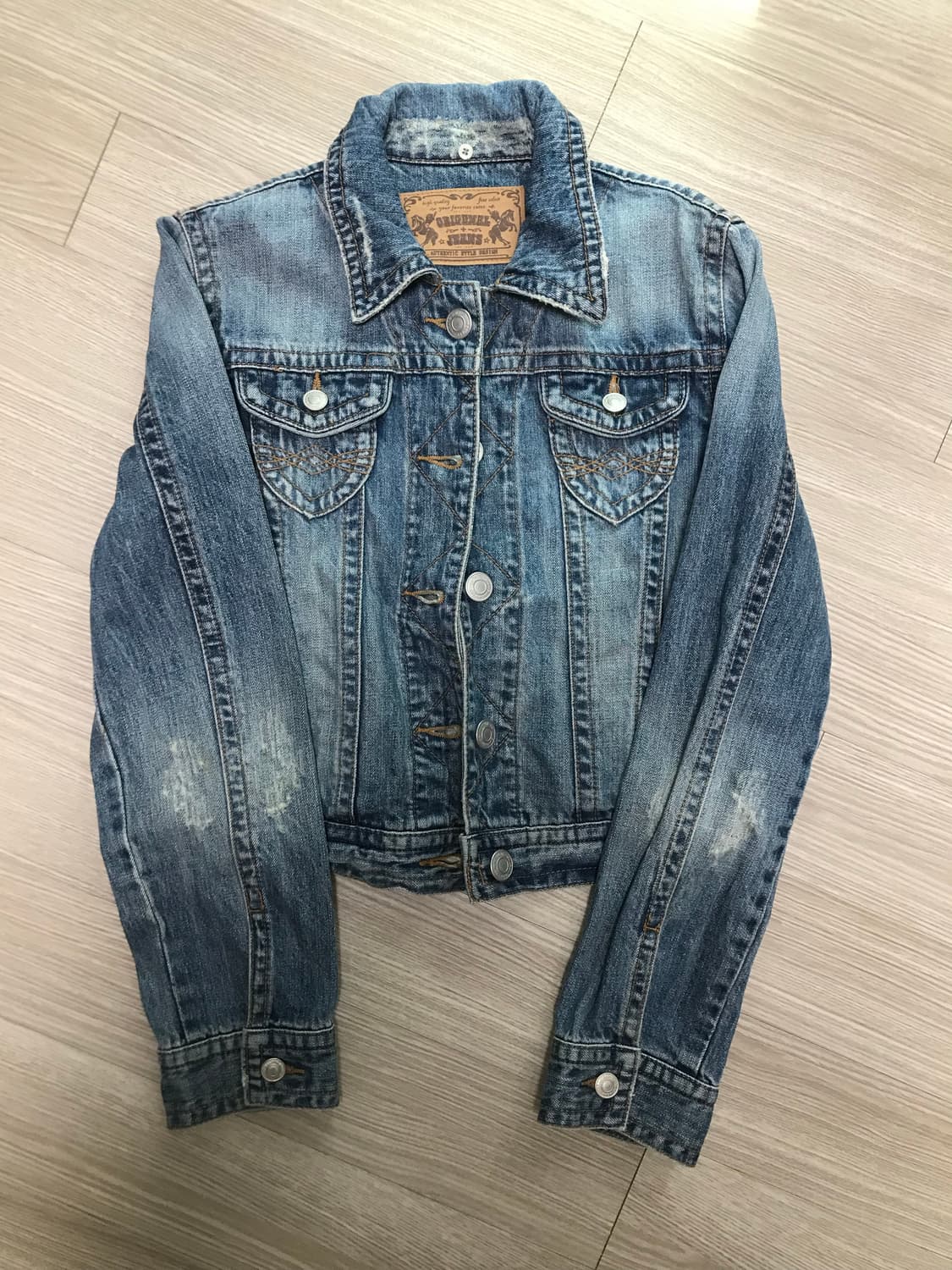 빈티지 데님 자켓 상품이미지1