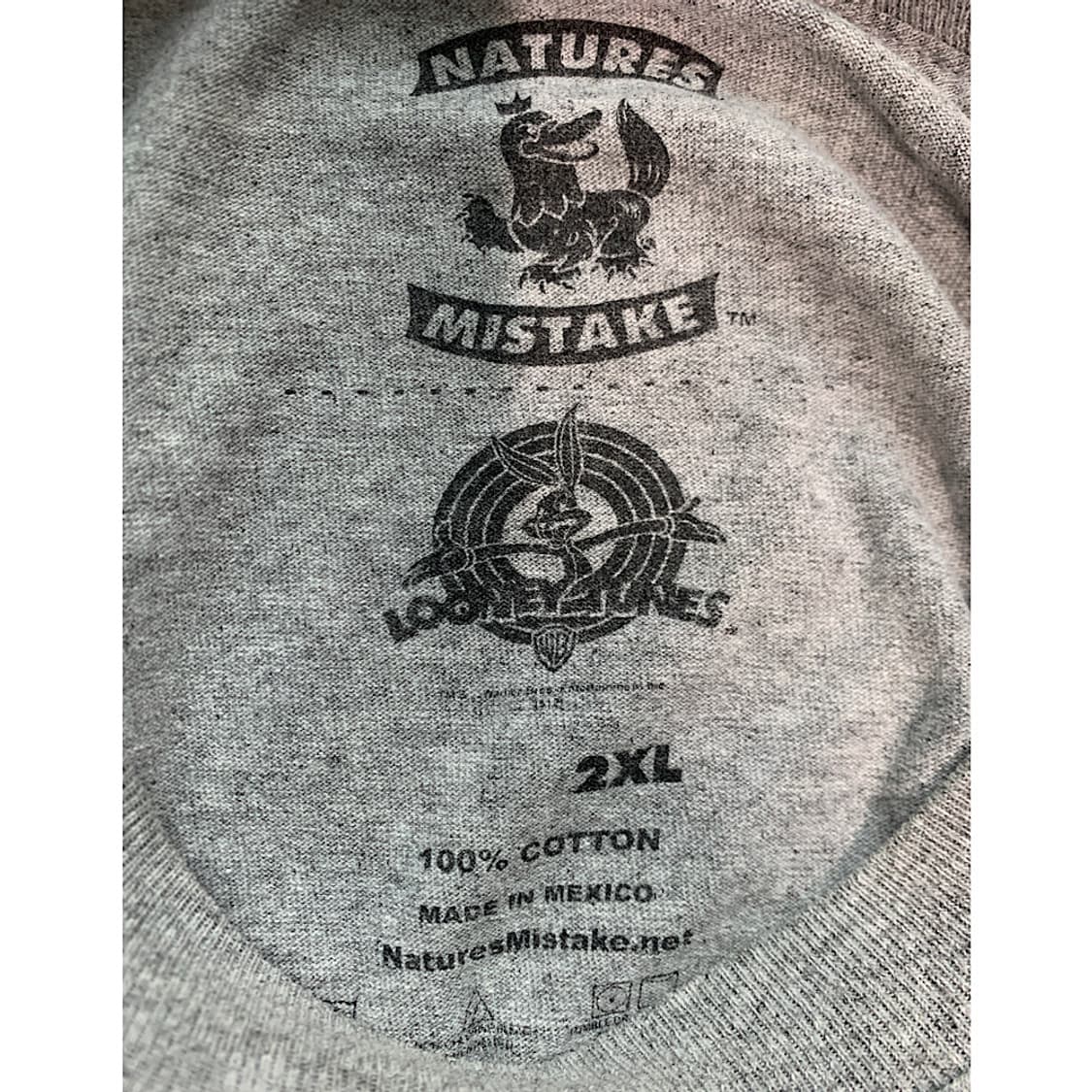 90s 루니툰즈 태즈 스켈레톤 롱 슬리브 2XL 상품이미지2