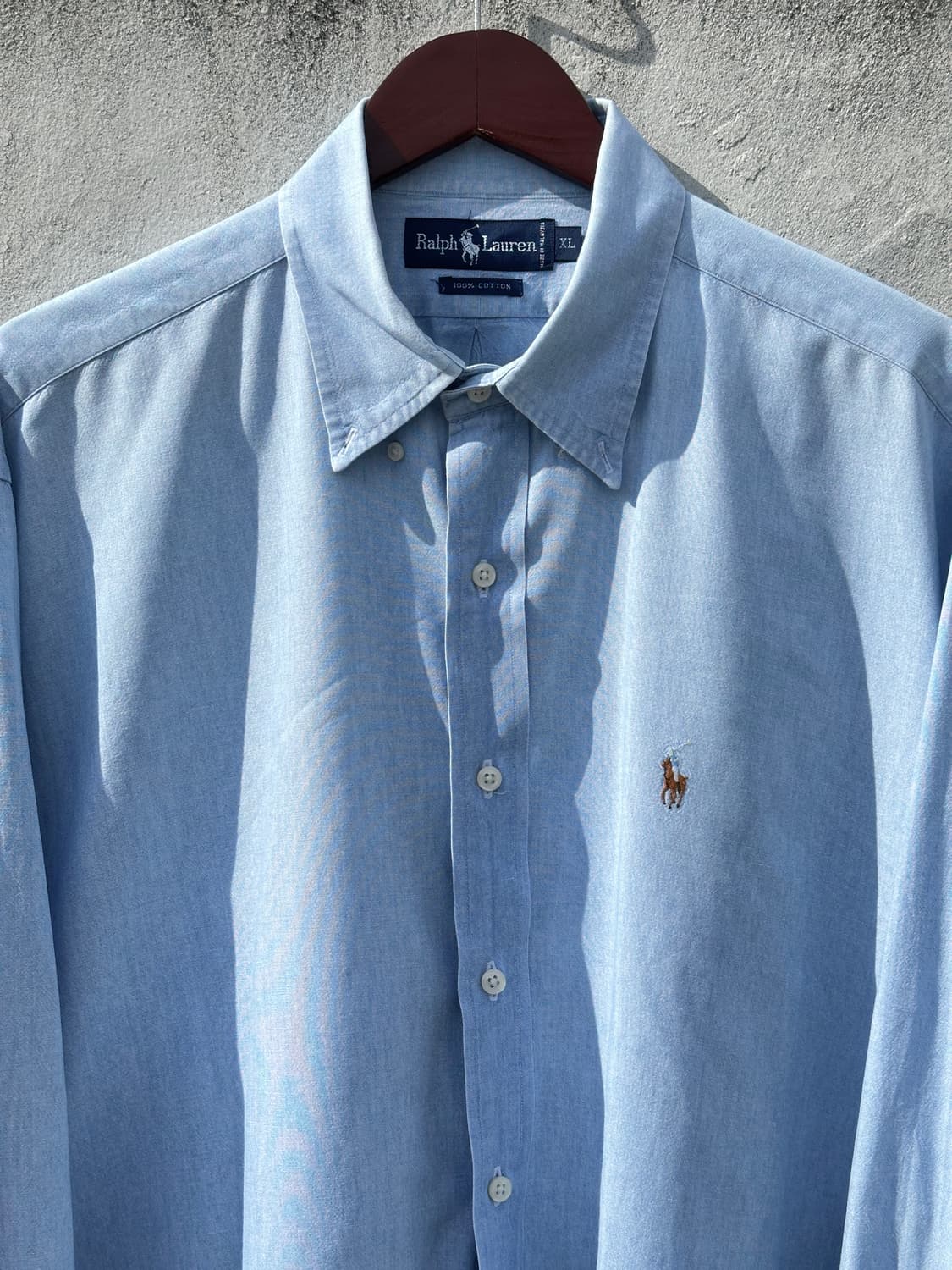 [3XL] 폴로 랄프로렌 샴브레이 연청 셔츠 상품이미지2