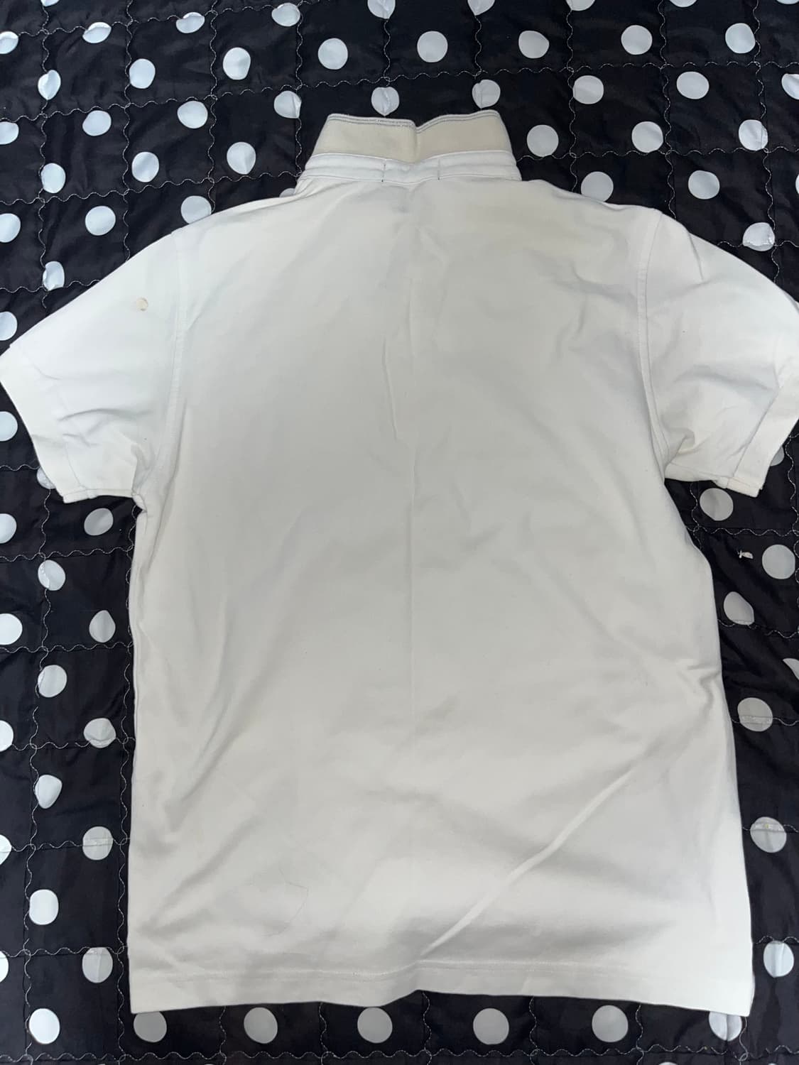 해골 카라 반팔 티셔츠 펑크 갸루 고스 화이트 y2k 빈티지 상품이미지4