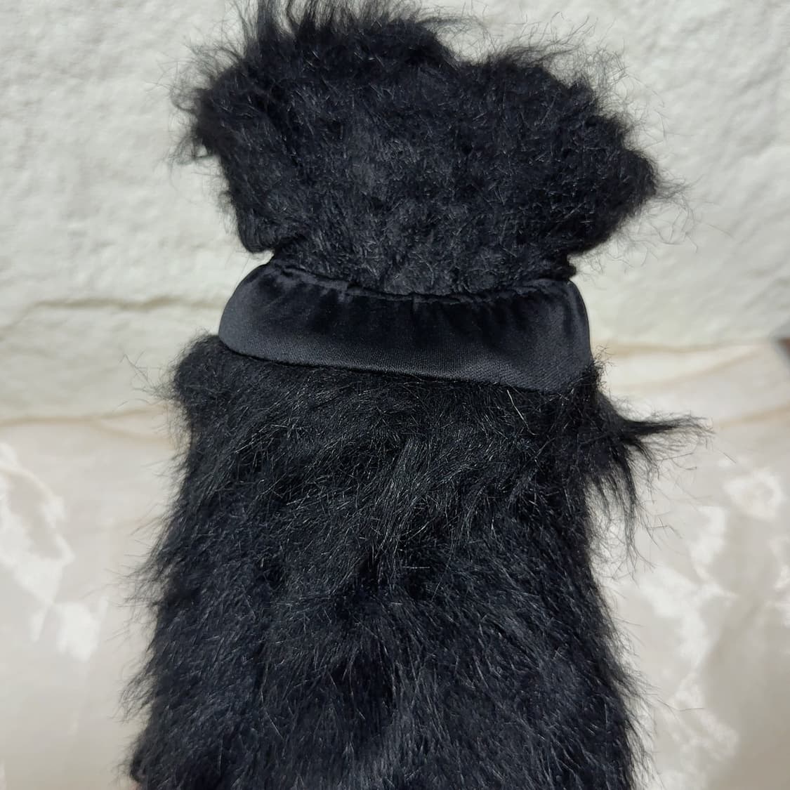 빈티지 Y2K 두툼한 퍼 블랙 레그워머 발토시 상품이미지3