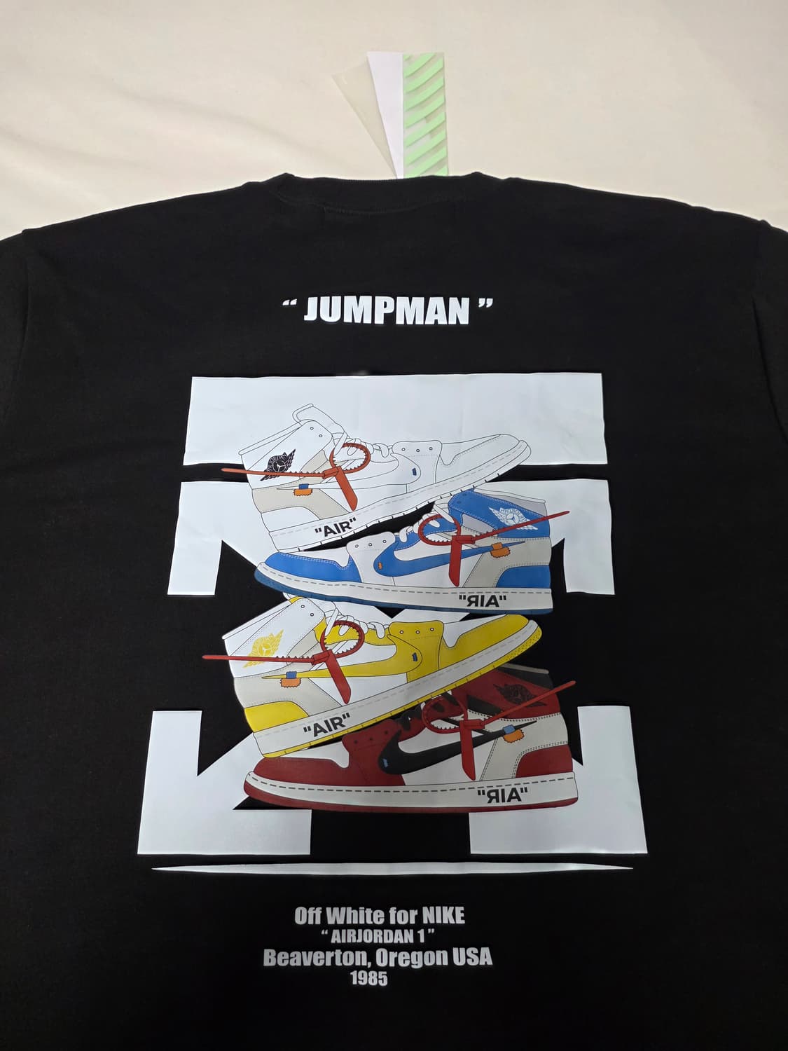 (새제품) 나이키 오프화이트 맨투맨 XXL (가단 60cm) 상품이미지3