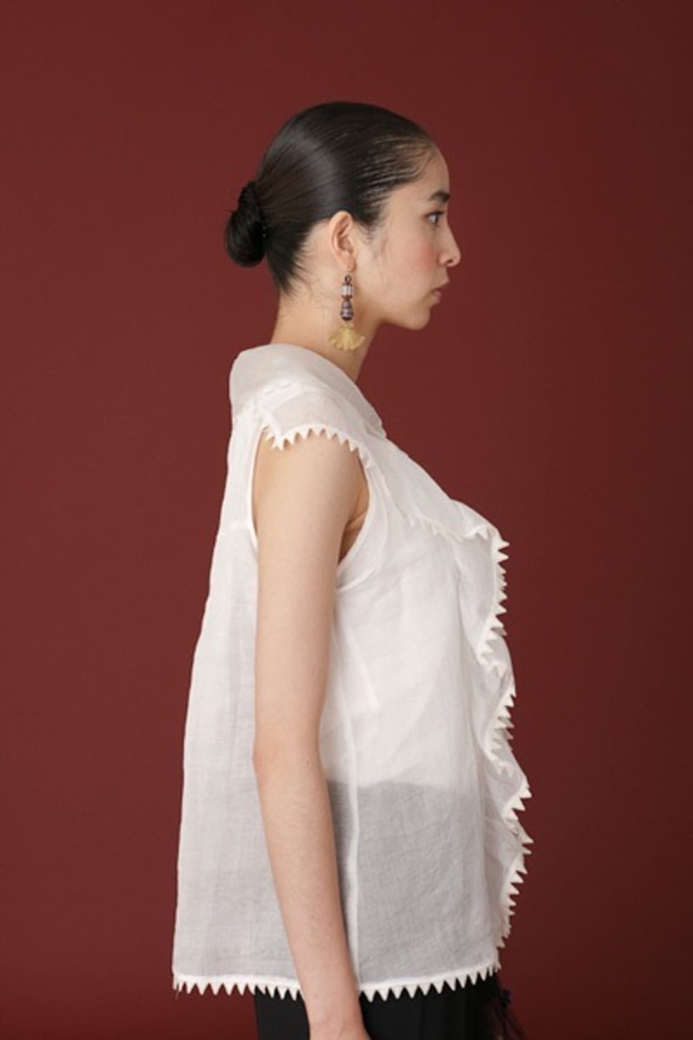 fig femme 프릴 블라우스 상품이미지3