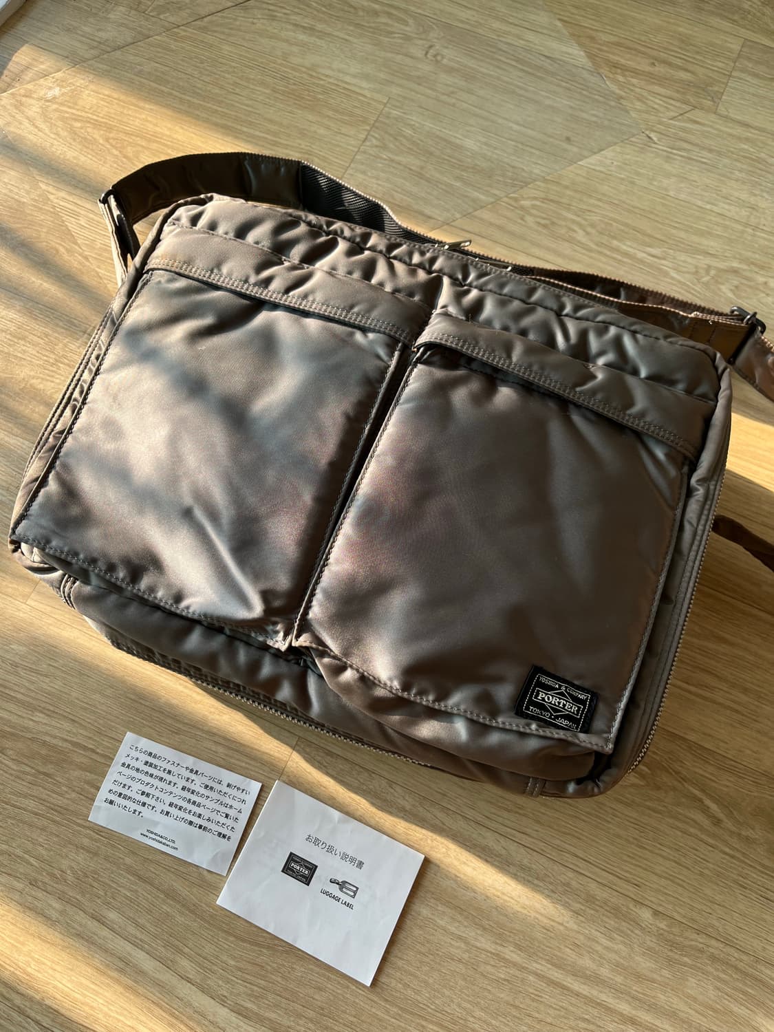 요시다 포터 탱커 숄더백 (XL) 실버 그레이 622-77137 상품이미지1