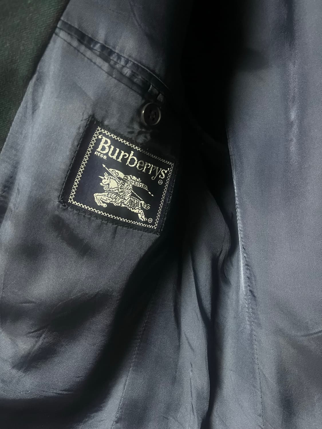 빈티지 버버리 블랙와치 블레이저 판매 상품이미지4