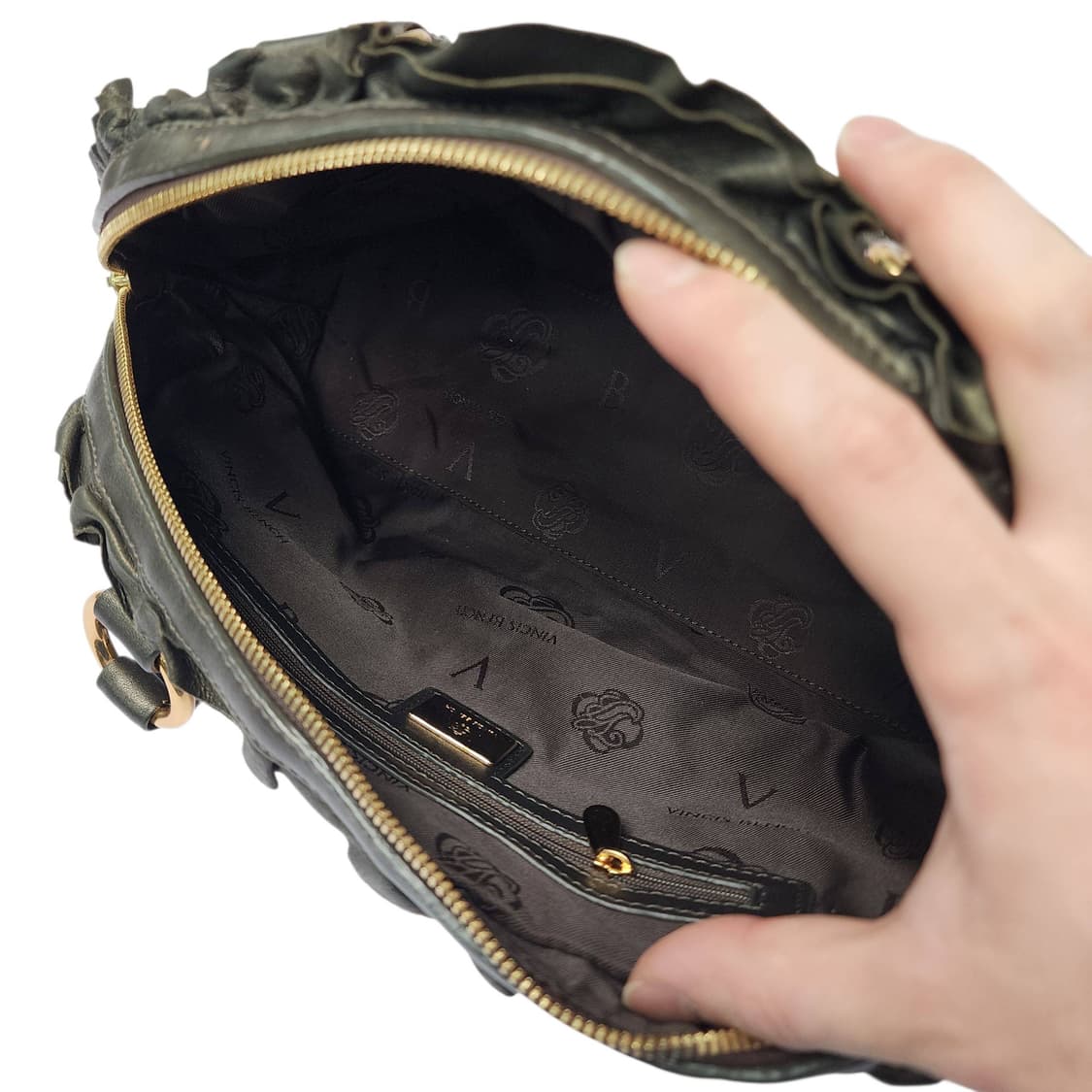 Vincis bench 빈치스벤치 가죽 프릴 토트백 상품이미지7