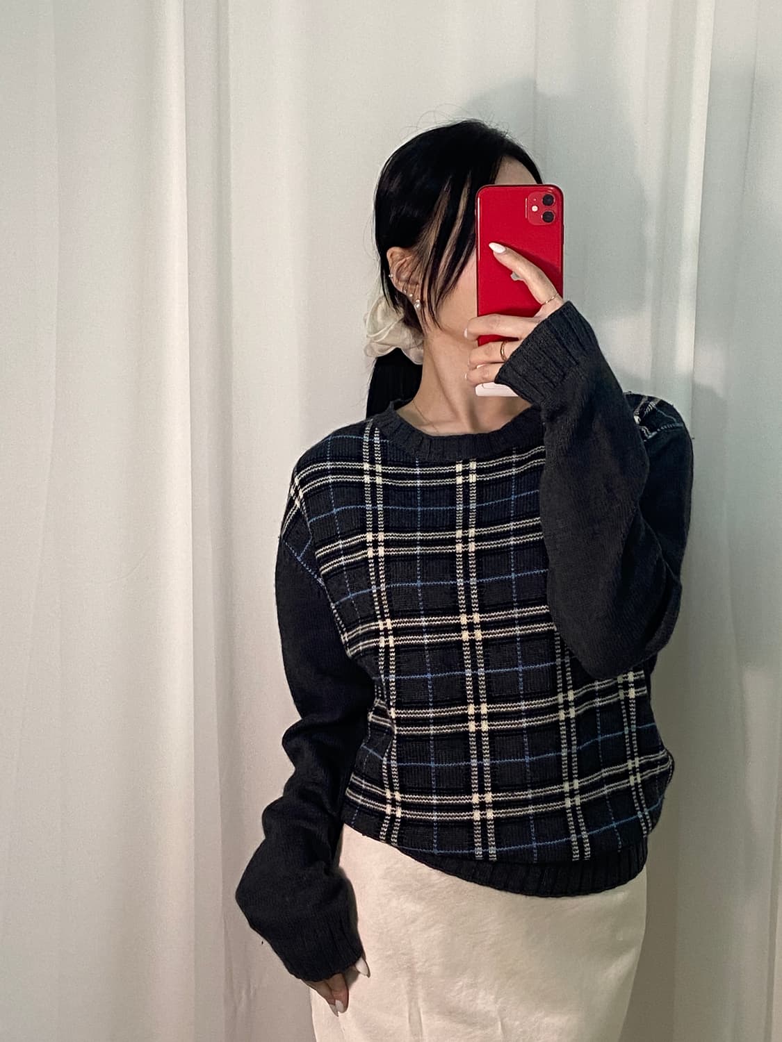 버버리 전체노바체크 니트 상품이미지2