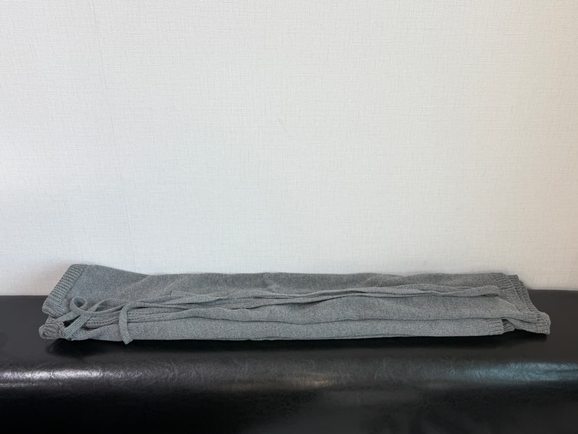 새상품) 에토스 회색/ 블랙 니트 랩 스커트 각각 상품이미지3