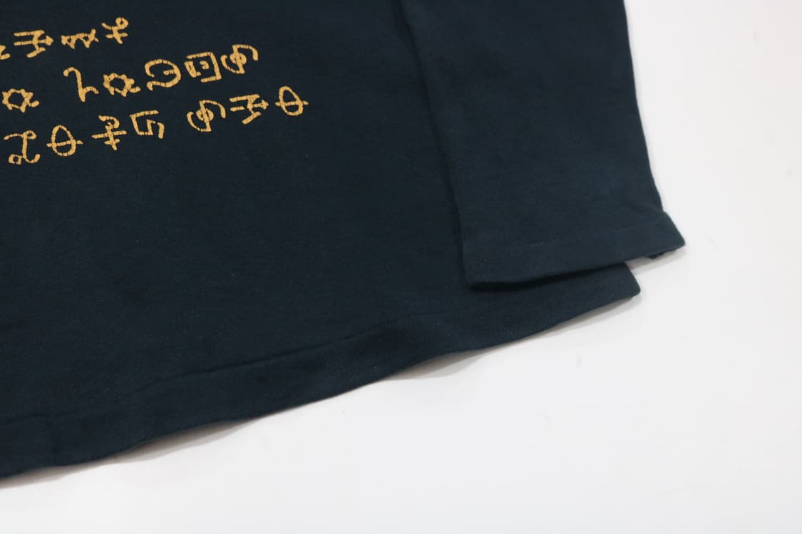 LARKINS 라킨스 빈티지 도마뱀 그래픽 네이비 롱슬리브 티셔츠 (L) 상품이미지6