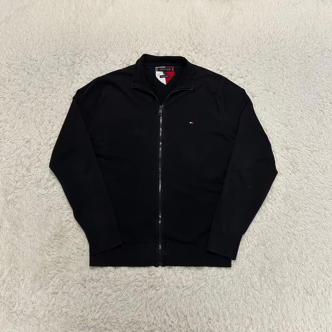 Tommy Hilfiger Black Knit Zip-up 상품이미지4
