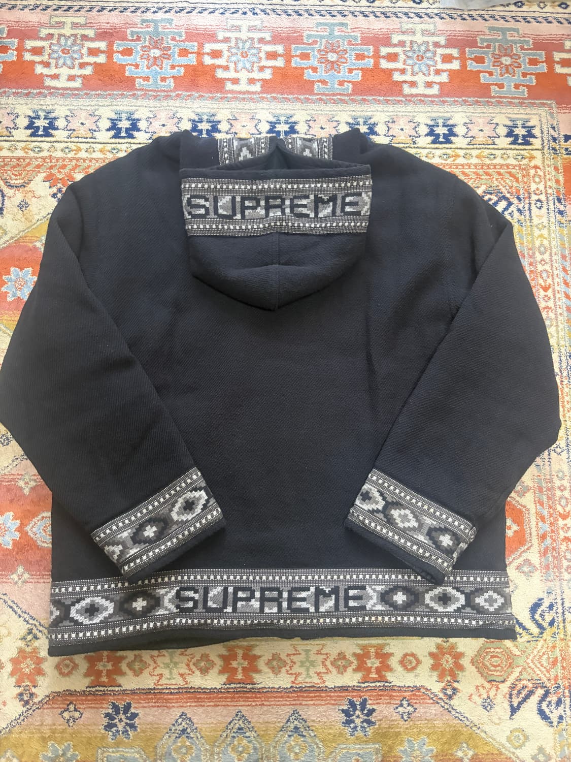 슈프림 Supreme Woven Hooded Jacket Black 상품이미지4