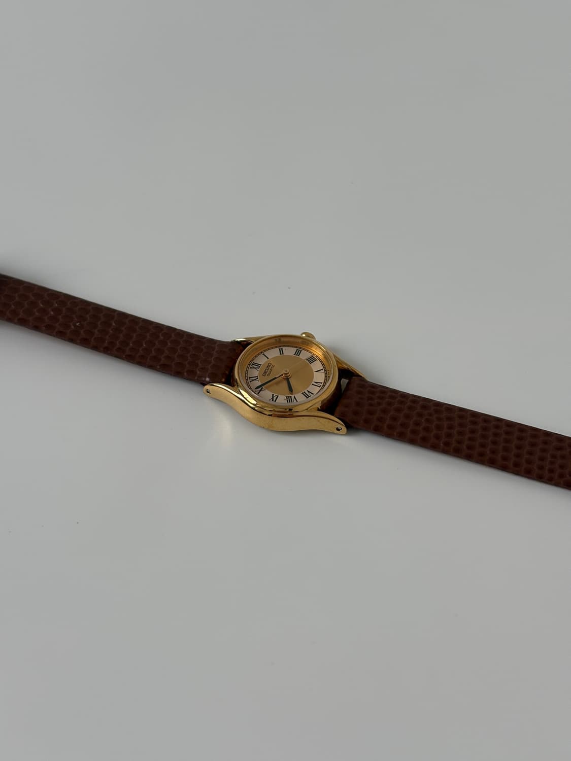 1990s Roman Index Gold Ladies Quartz 상품이미지6