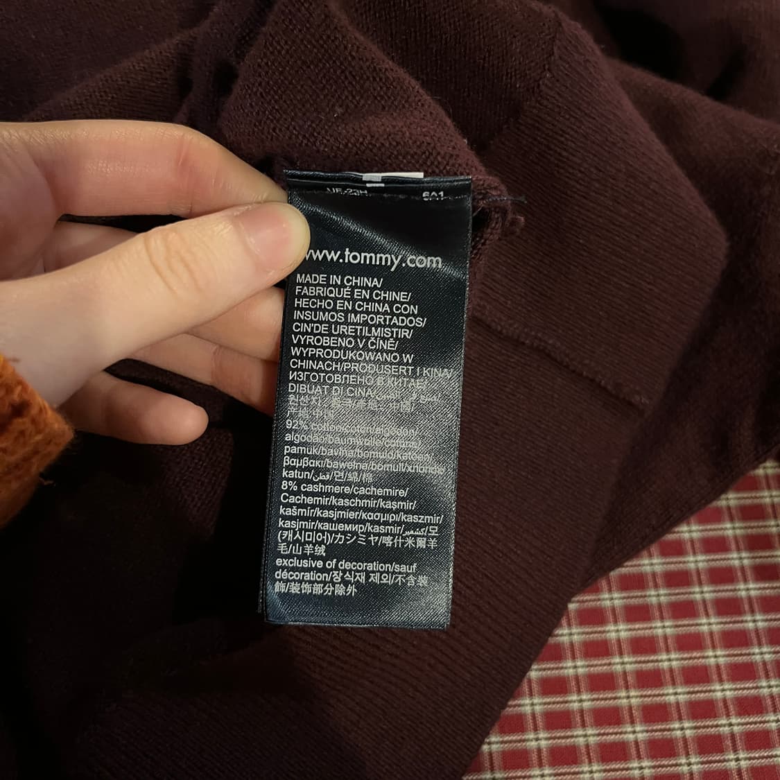 타미힐피거 피마코튼 캐시미어 니트 상품이미지9