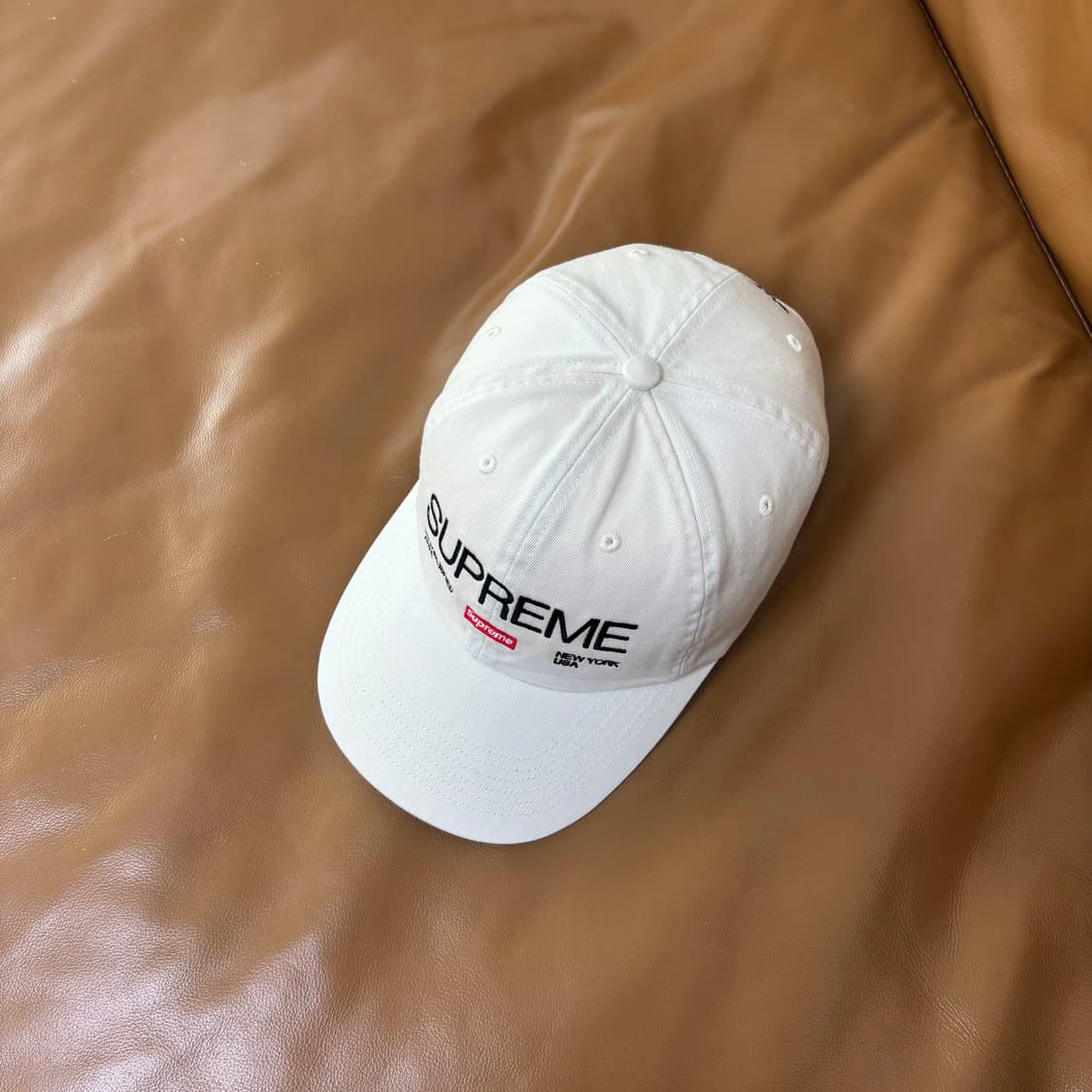 Supreme 슈프림 Est.1994 워시드 스톤 6패널 볼캡 모자 상품이미지5