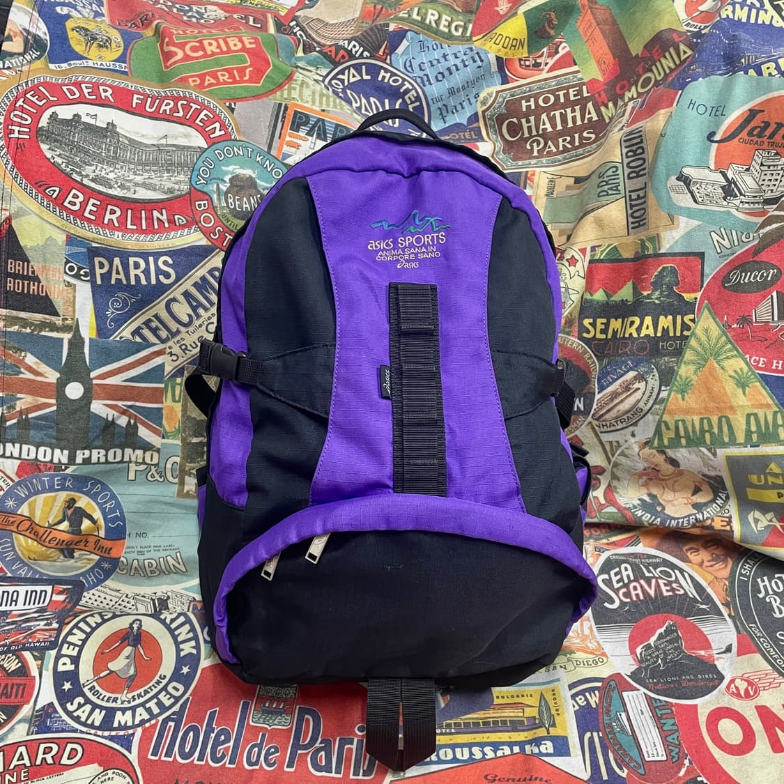 90s 아식스 올드스쿨 고프코어 27L 백팩 가방  상품이미지1