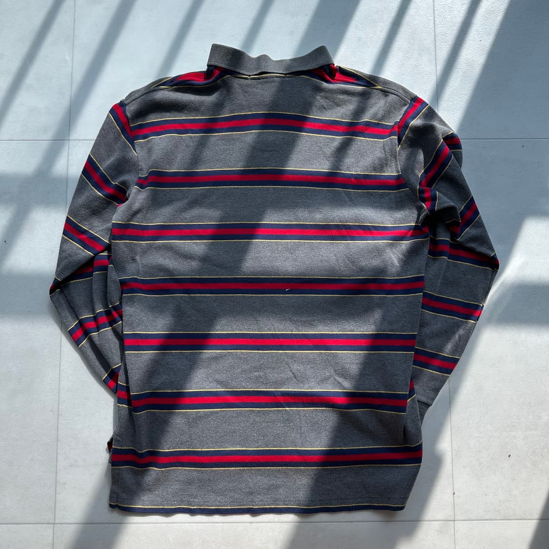 폴로 스트라이프 카라 롱슬리브 상품이미지2