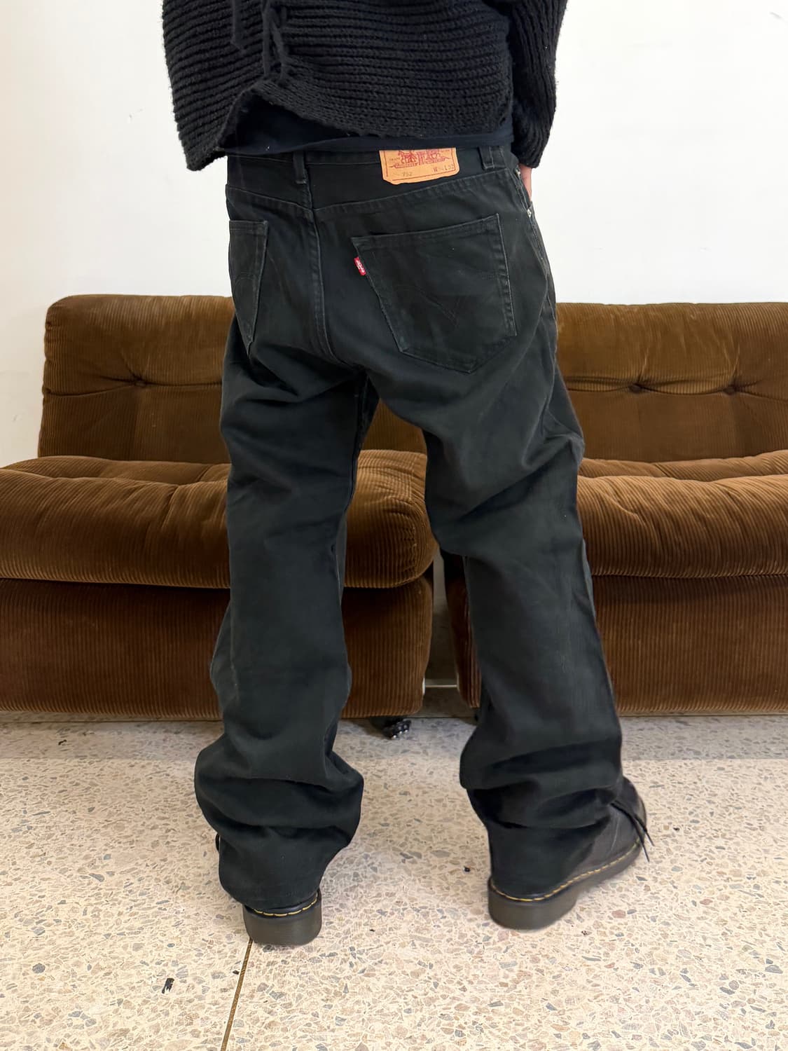 리바이스 752 부츠컷 블랙 상품이미지2