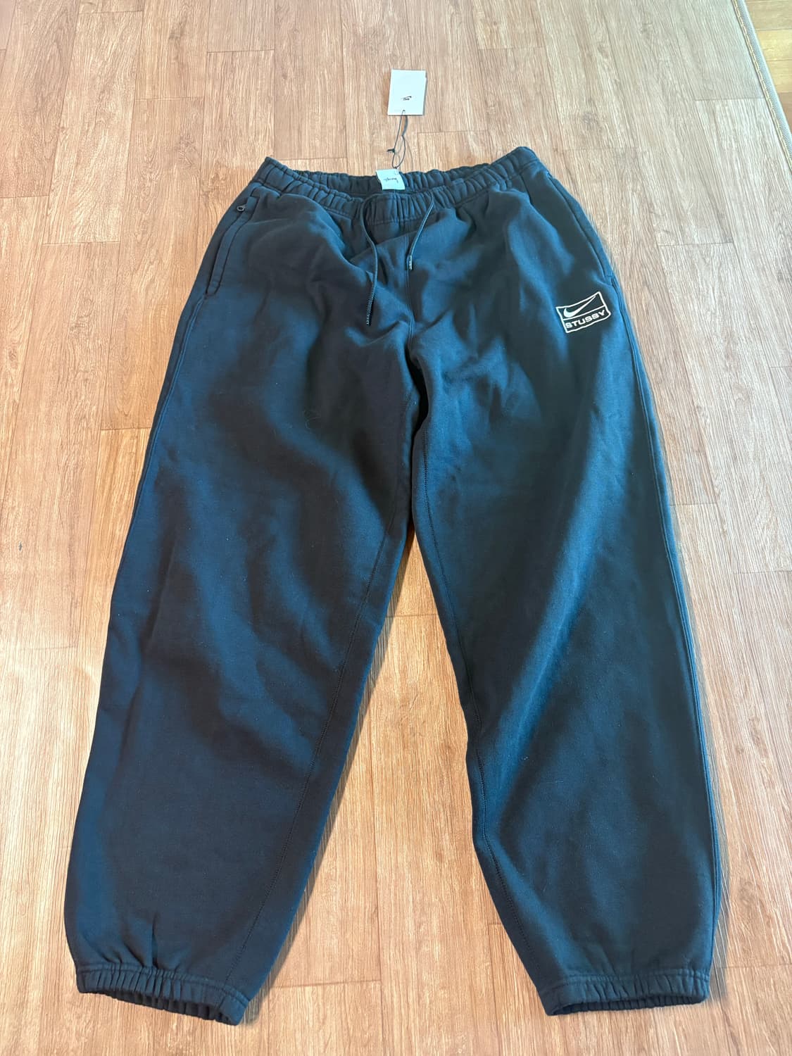 새상품) 나이키 스투시 스웻팬츠 블랙 L (큼) 상품이미지1