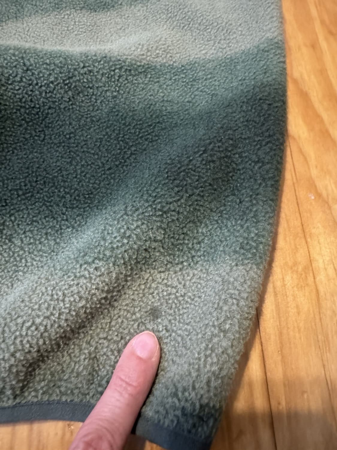 15FW 파타고니아 신칠라 스냅-티 플리스 그린 스트라이프 상품이미지6